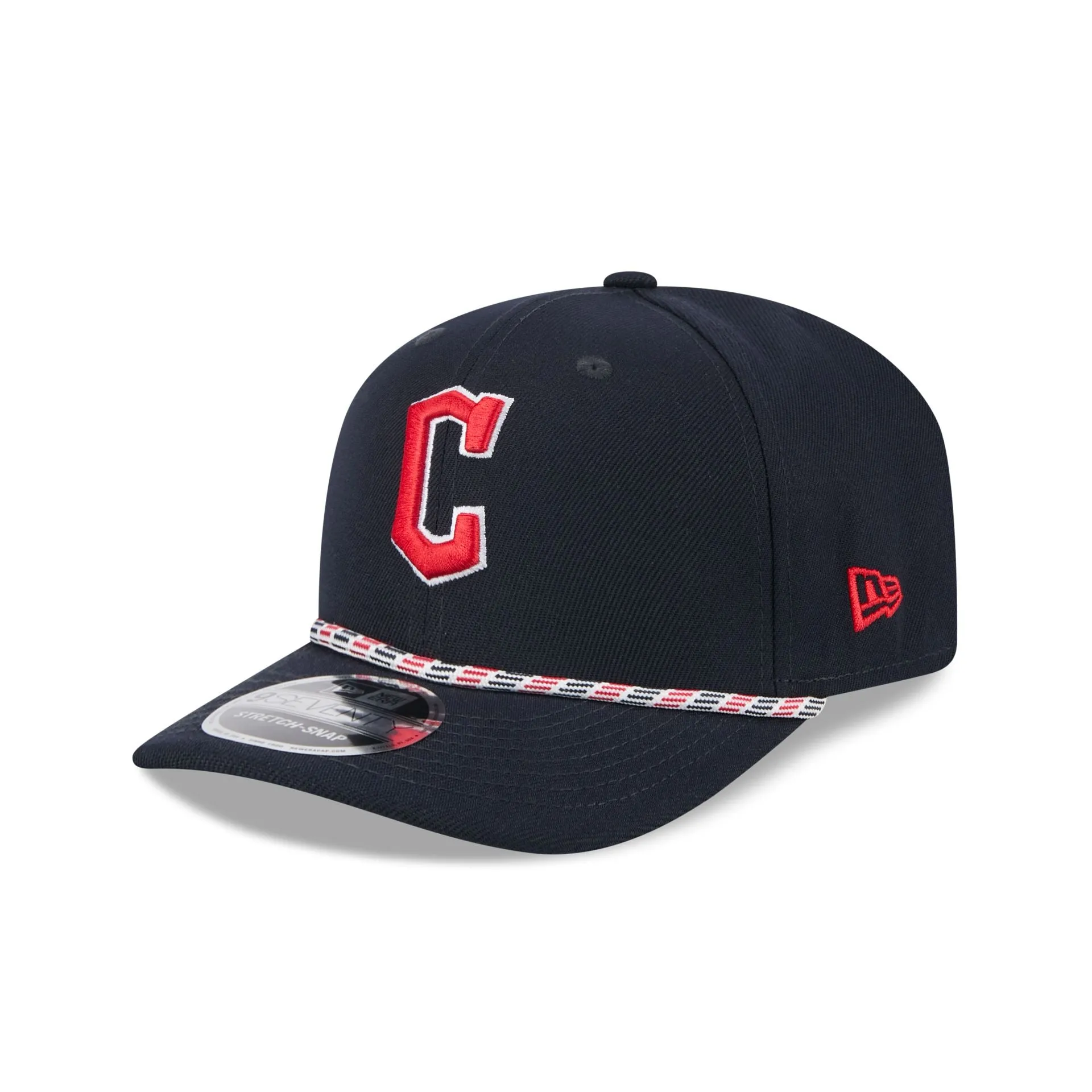 Cleveland Guardians Multi Rope 9SEVENTY Stretch-Snap Hat sold by New Era