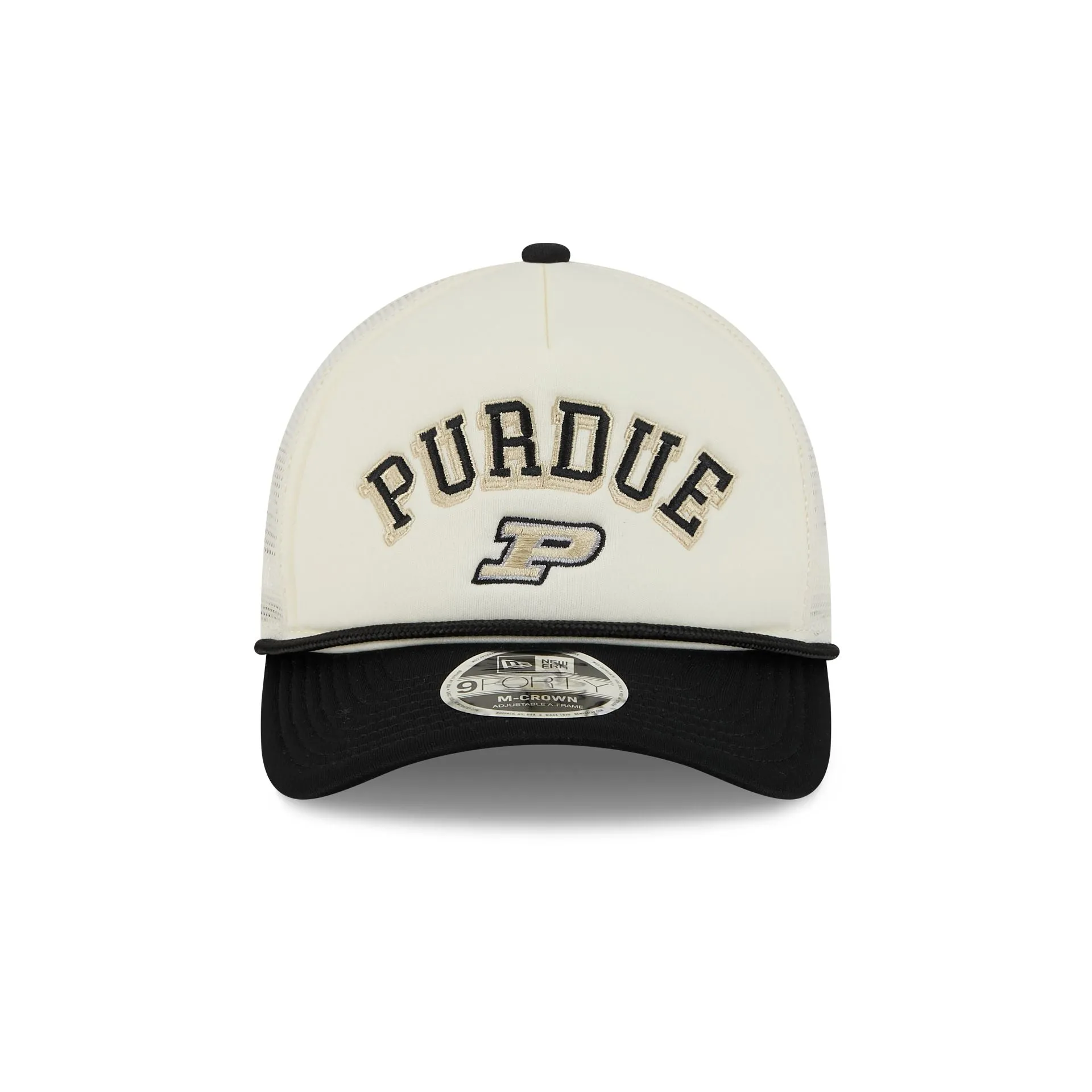 Purdue Boilermakers Chrome Arch 9FORTY M-Crown A-Frame Trucker Hat sold by New Era product image thumbnail 2
