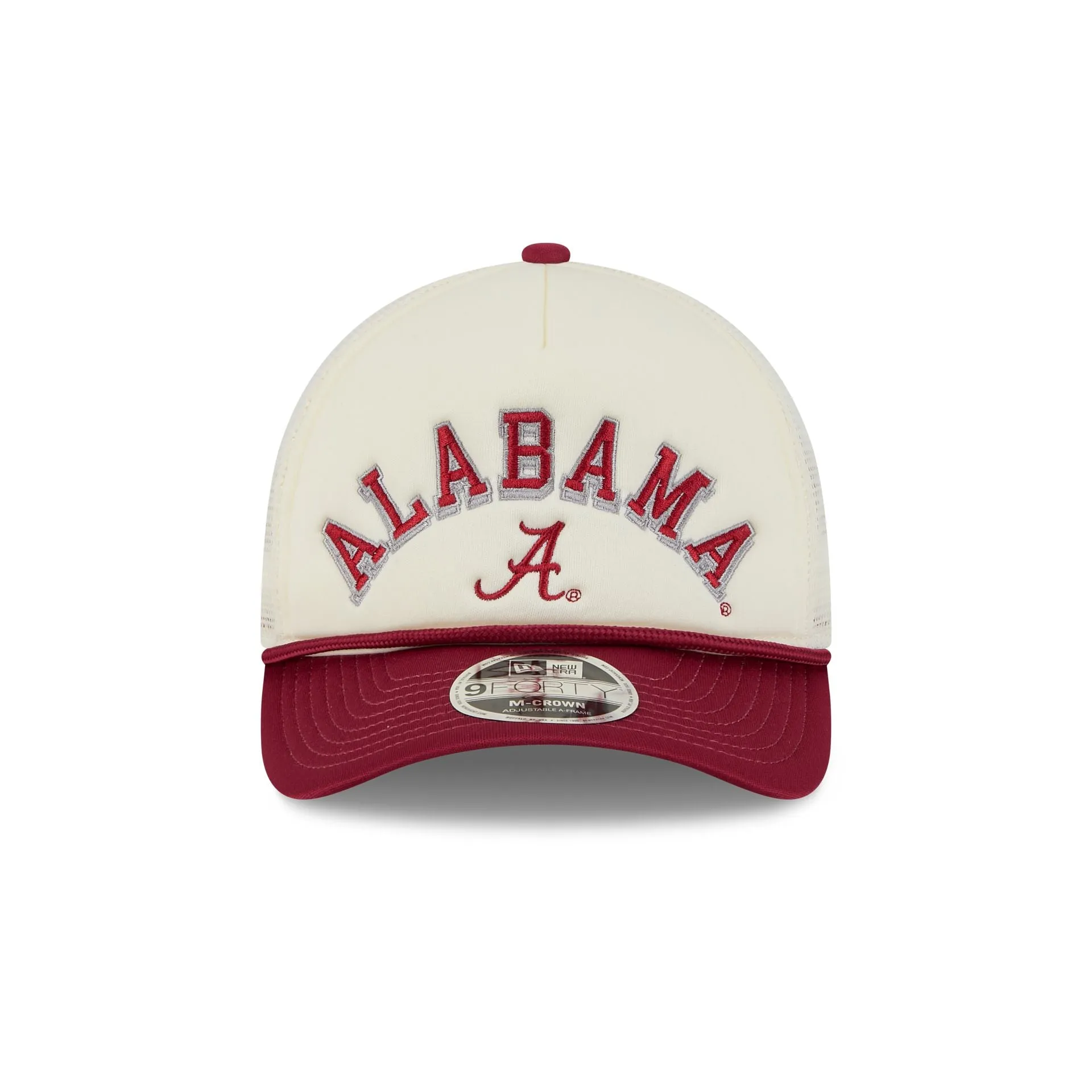 Alabama Crimson Tide Chrome Arch 9FORTY M-Crown A-Frame Trucker Hat sold by New Era product image thumbnail 2