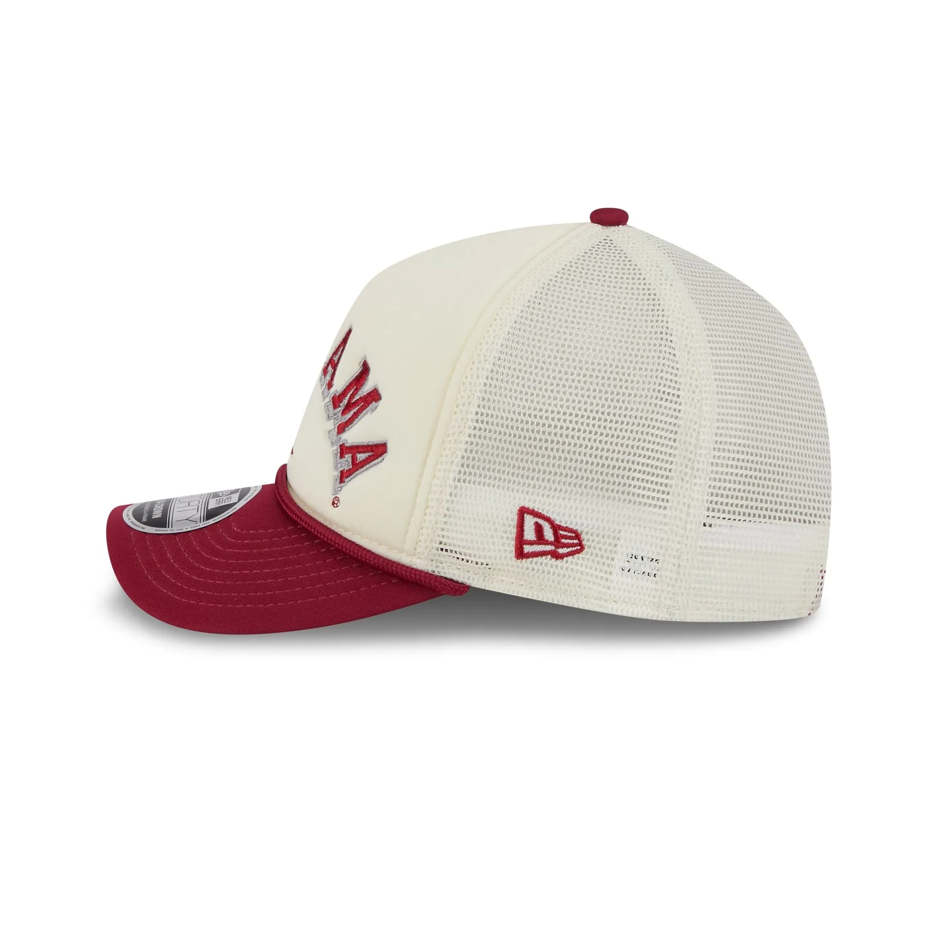 Alabama Crimson Tide Chrome Arch 9FORTY M-Crown A-Frame Trucker Hat sold by New Era product image thumbnail 4