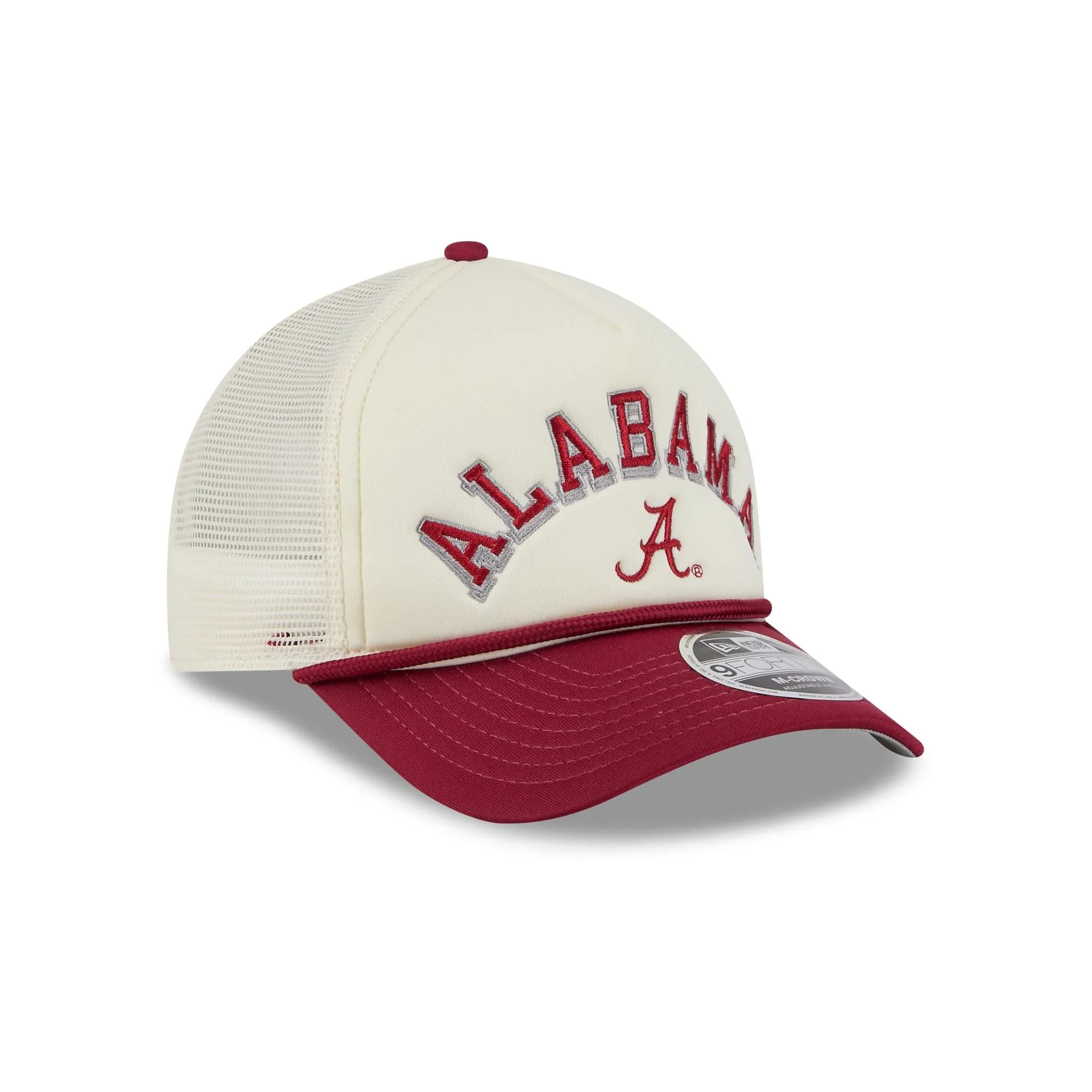 Alabama Crimson Tide Chrome Arch 9FORTY M-Crown A-Frame Trucker Hat sold by New Era product image thumbnail 3