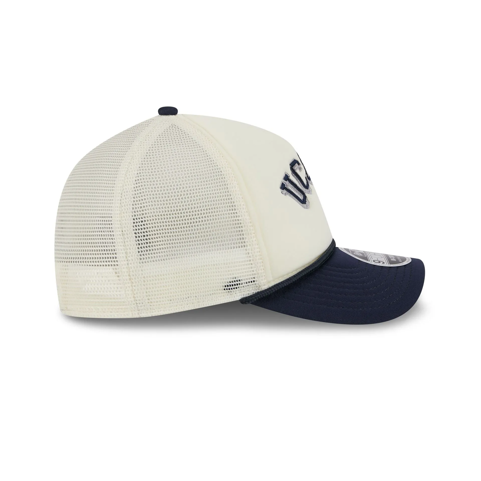 Connecticut Huskies Chrome Arch 9FORTY M-Crown A-Frame Trucker Hat sold by New Era product image thumbnail 5