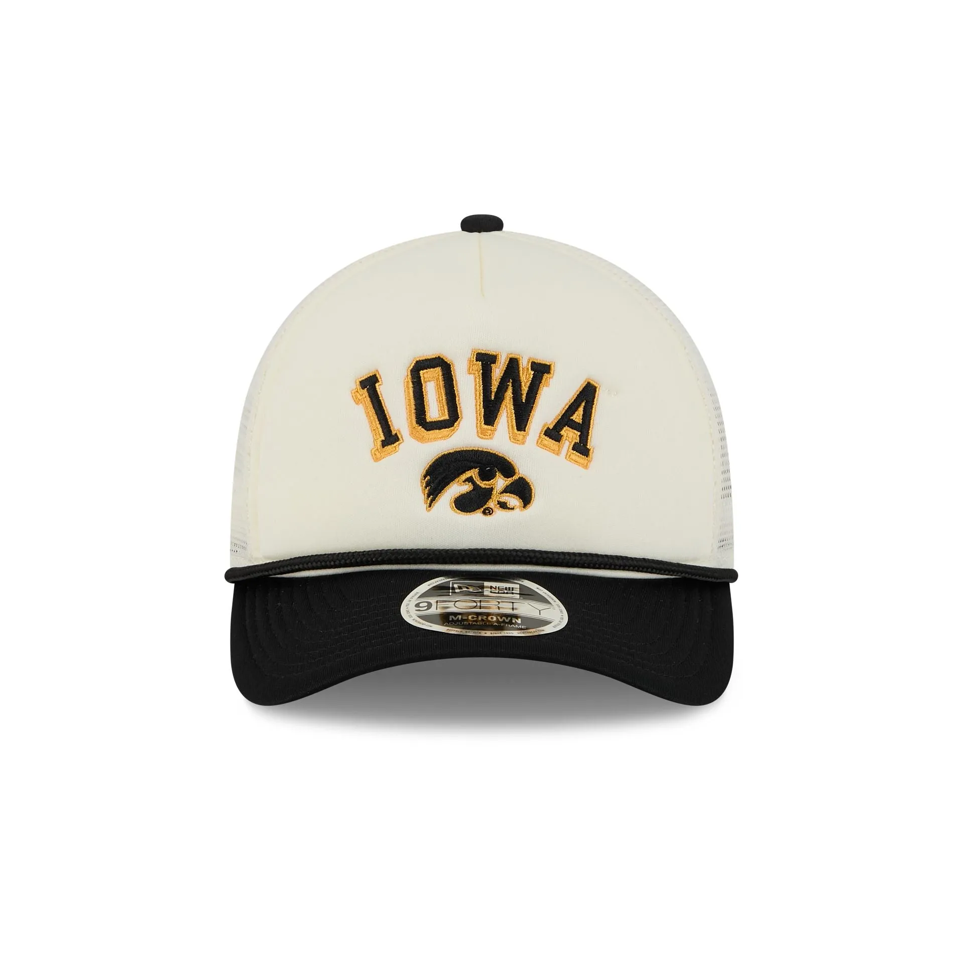 Iowa Hawkeyes Chrome Arch 9FORTY M-Crown A-Frame Trucker Hat sold by New Era product image thumbnail 2