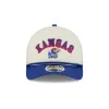 Kansas Jayhawks Chrome Arch 9FORTY M-Crown A-Frame Trucker Hat sold by New Era