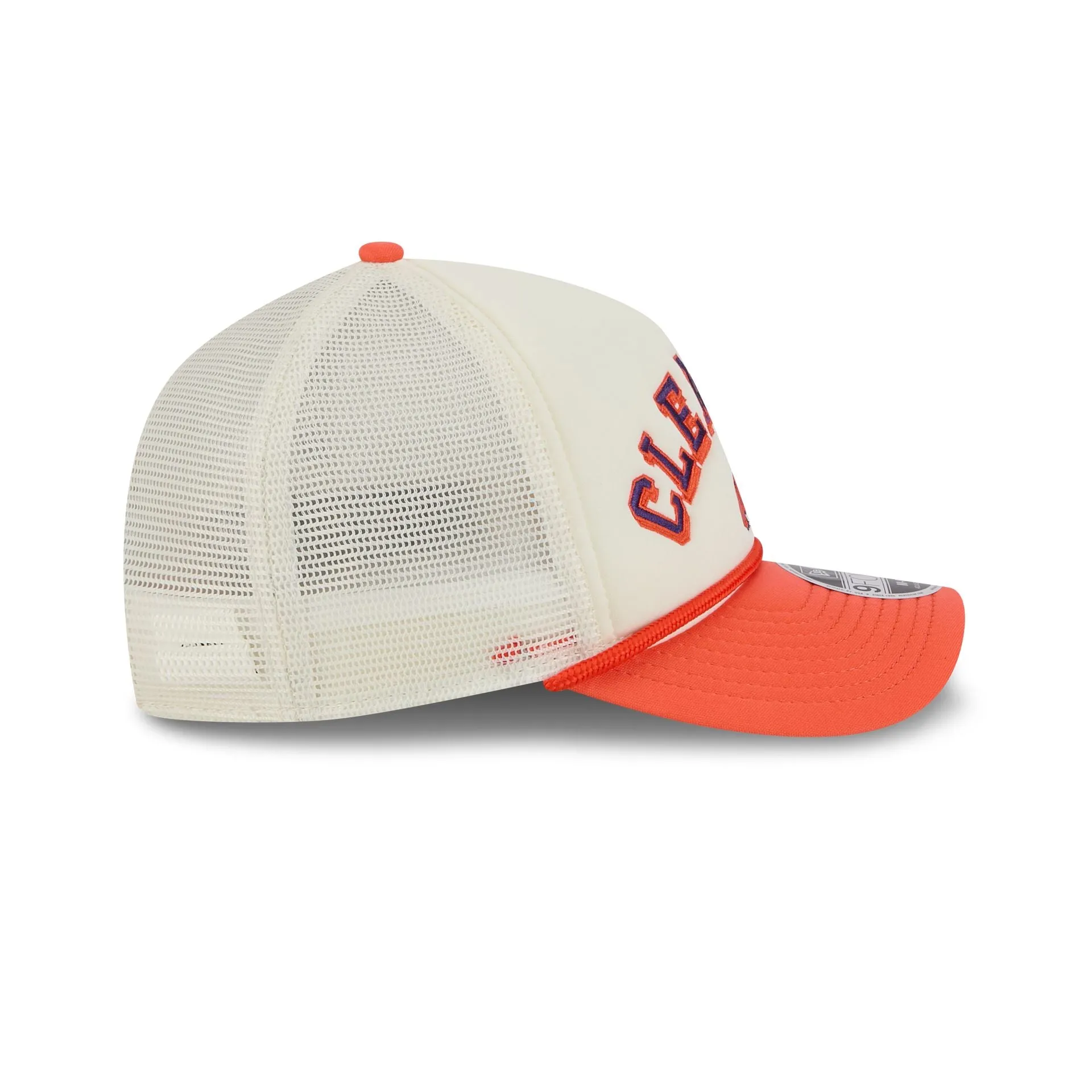 Clemson Tigers Chrome Arch 9FORTY M-Crown A-Frame Trucker Hat sold by New Era product image thumbnail 5