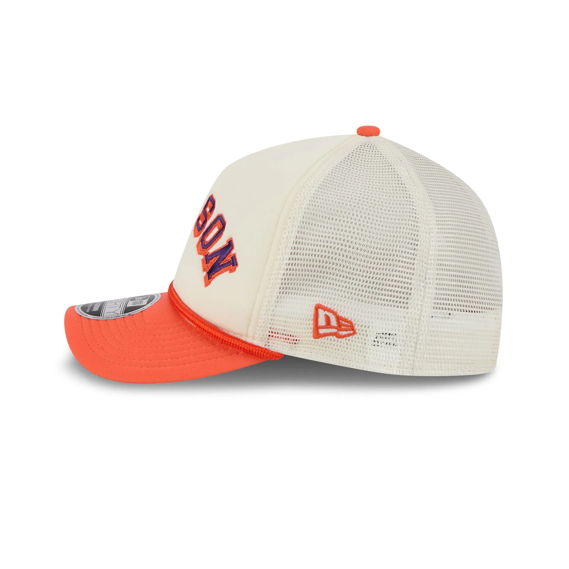 Clemson Tigers Chrome Arch 9FORTY M-Crown A-Frame Trucker Hat sold by New Era product image thumbnail 4