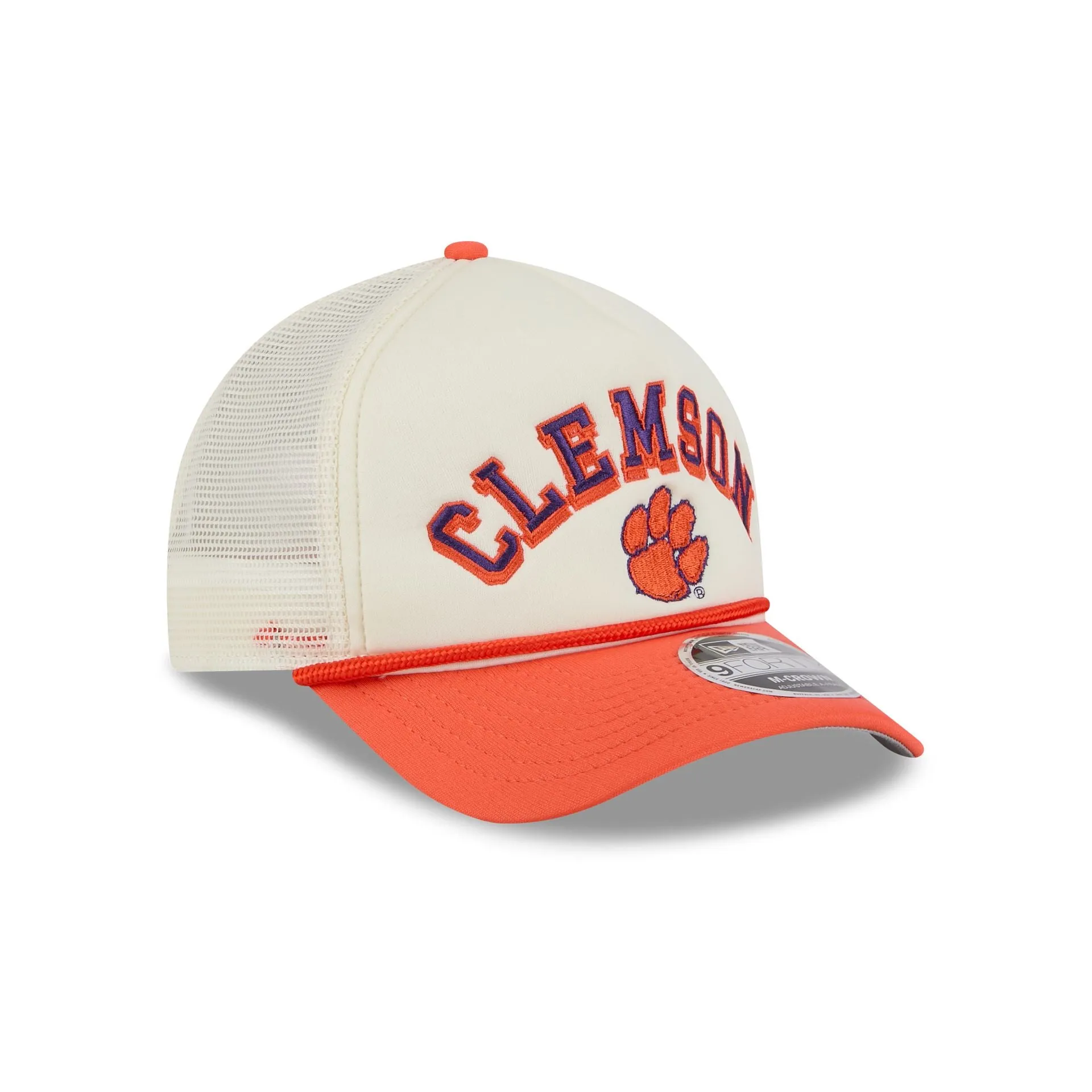 Clemson Tigers Chrome Arch 9FORTY M-Crown A-Frame Trucker Hat sold by New Era product image thumbnail 3