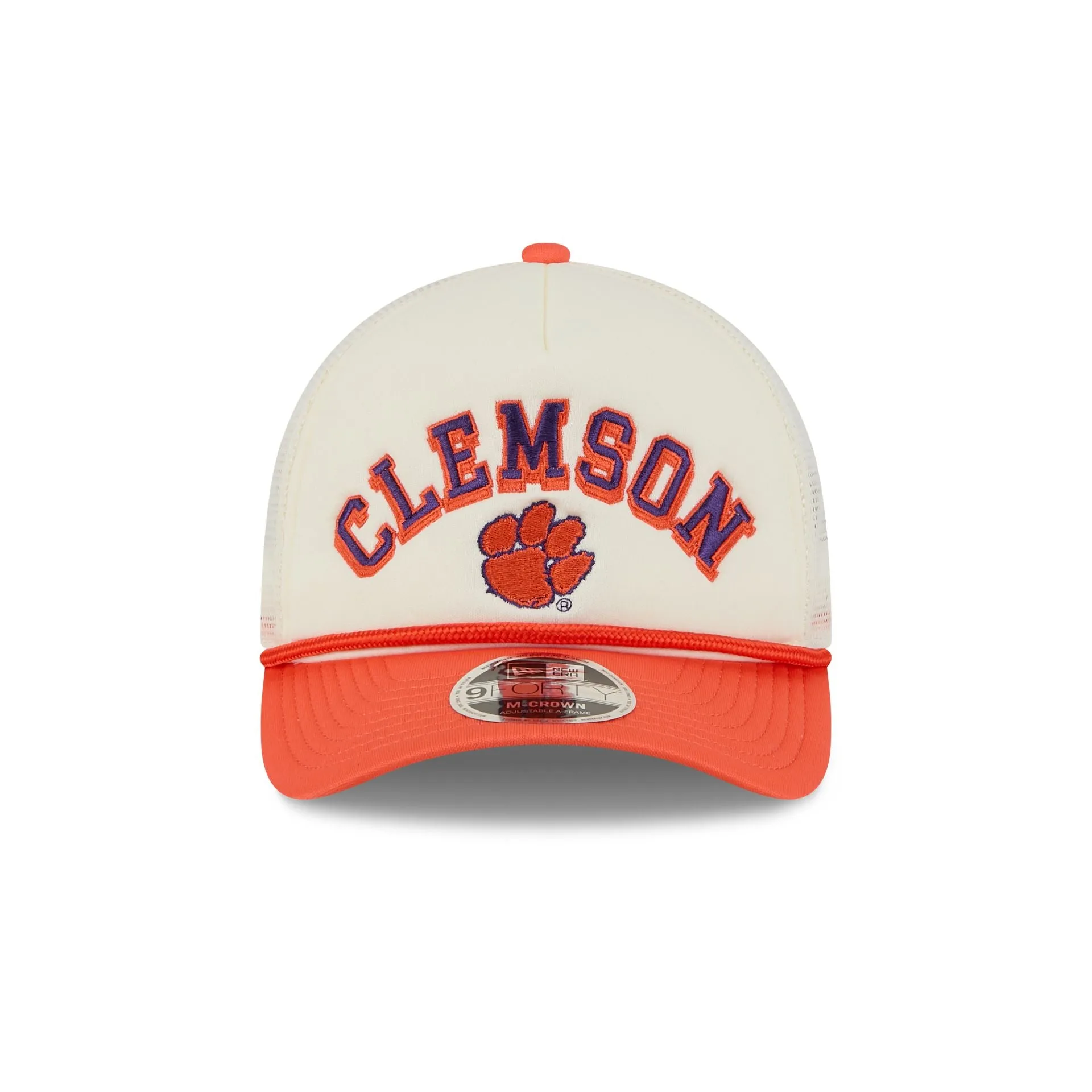 Clemson Tigers Chrome Arch 9FORTY M-Crown A-Frame Trucker Hat sold by New Era product image thumbnail 2