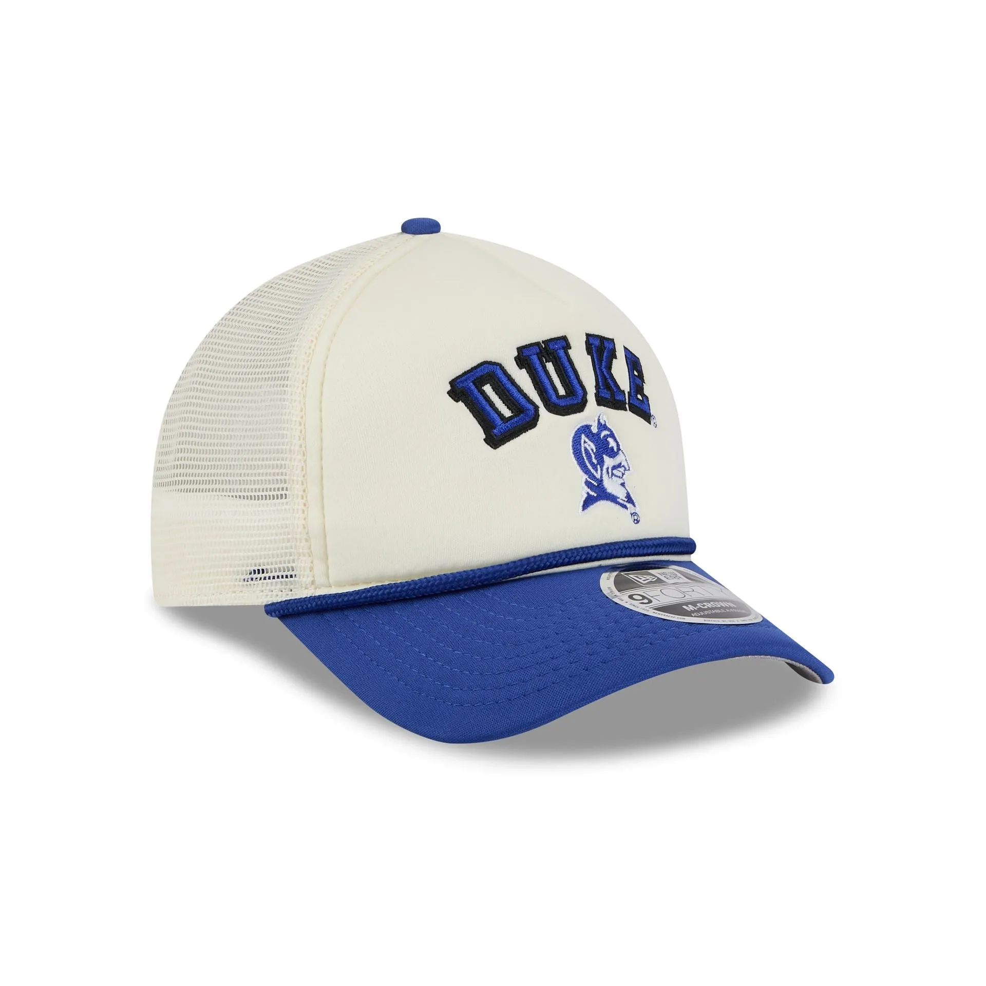Duke Blue Devils Chrome Arch 9FORTY M-Crown A-Frame Trucker Hat sold by New Era product image thumbnail 3