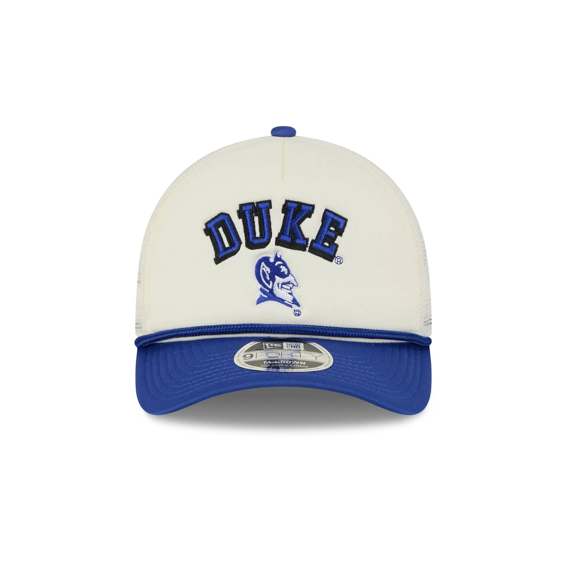 Duke Blue Devils Chrome Arch 9FORTY M-Crown A-Frame Trucker Hat sold by New Era product image thumbnail 2
