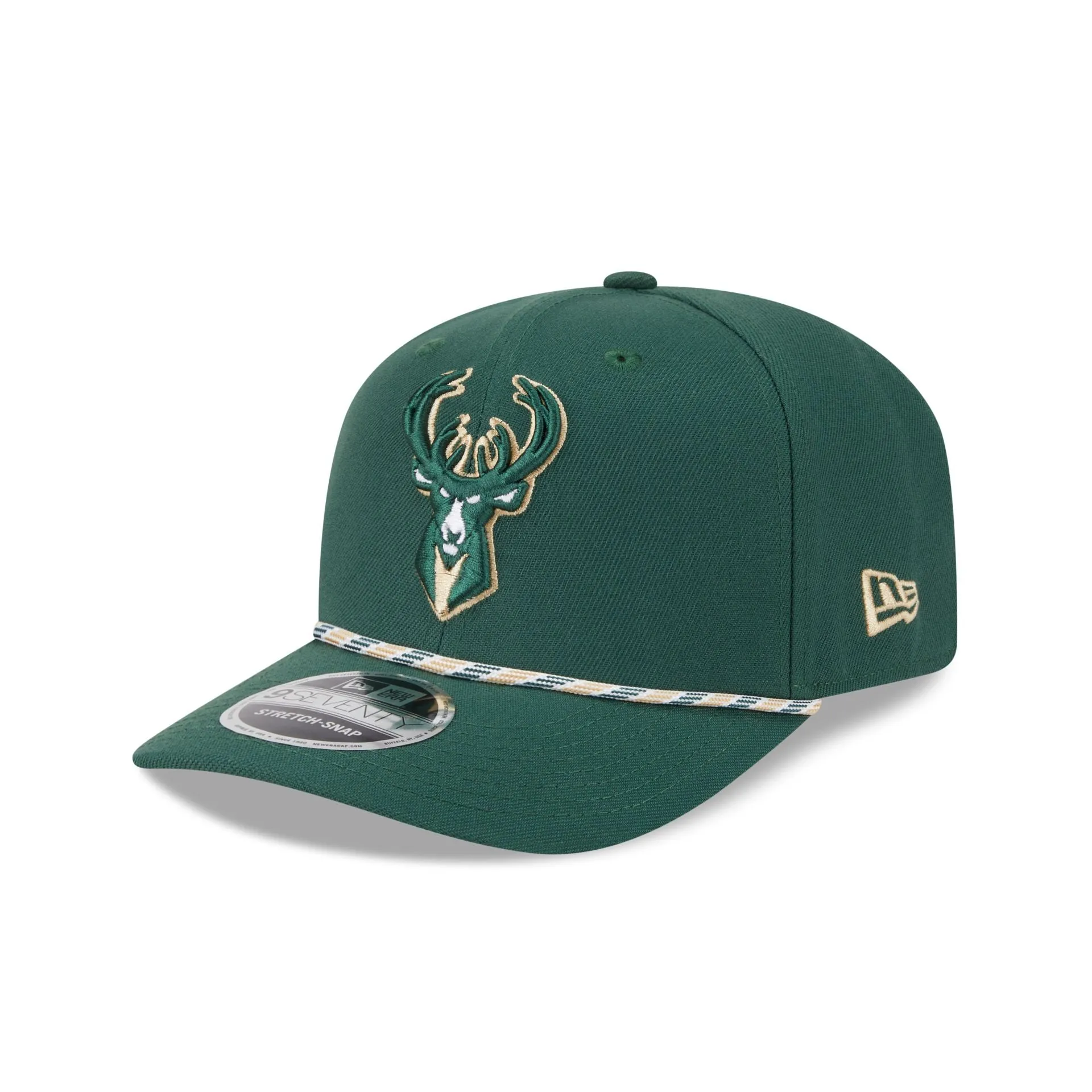 Milwaukee Bucks Multi Rope 9SEVENTY Stretch-Snap Hat sold by New Era