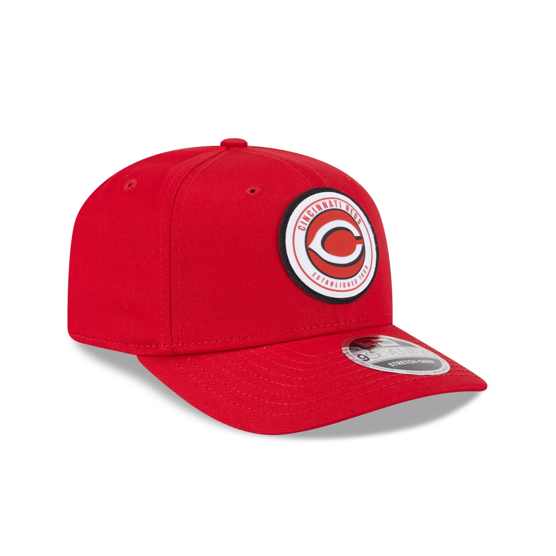 Cincinnati Reds Circle Patch 9SEVENTY Stretch-Snap Hat sold by New Era product image thumbnail 3