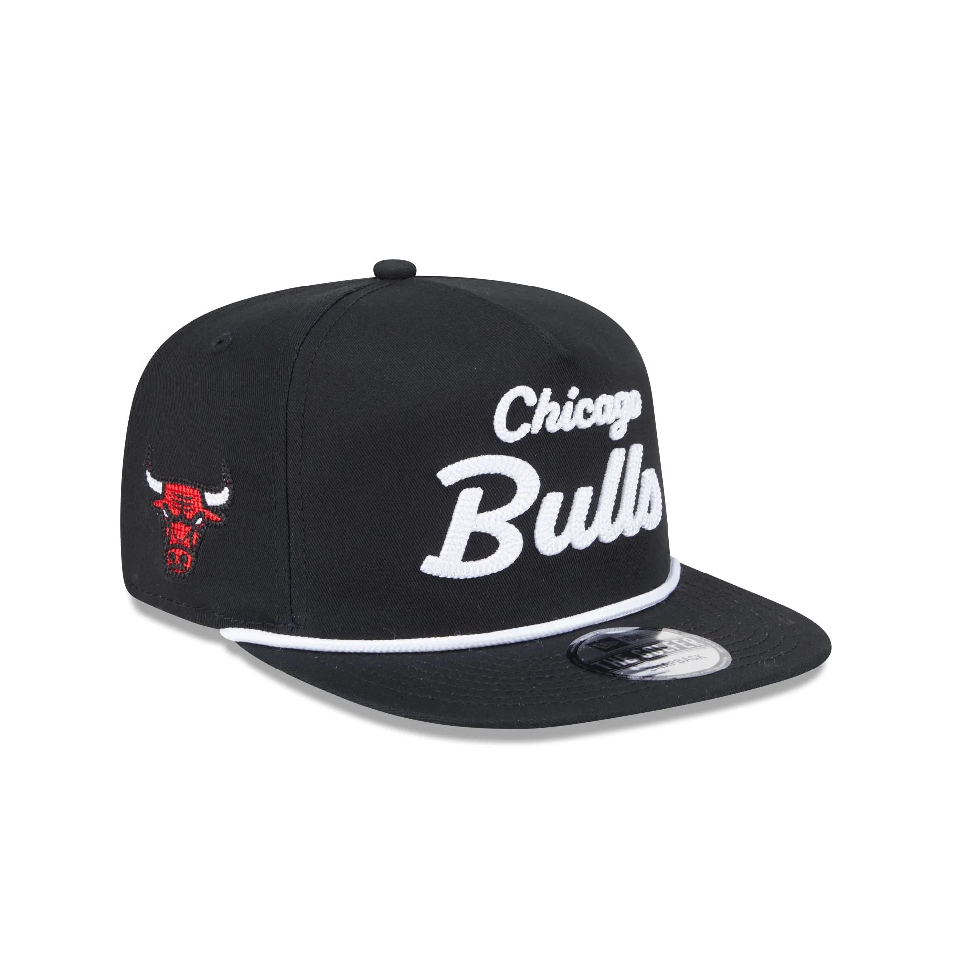 Chicago Bulls Team Text Golfer Hat sold by New Era