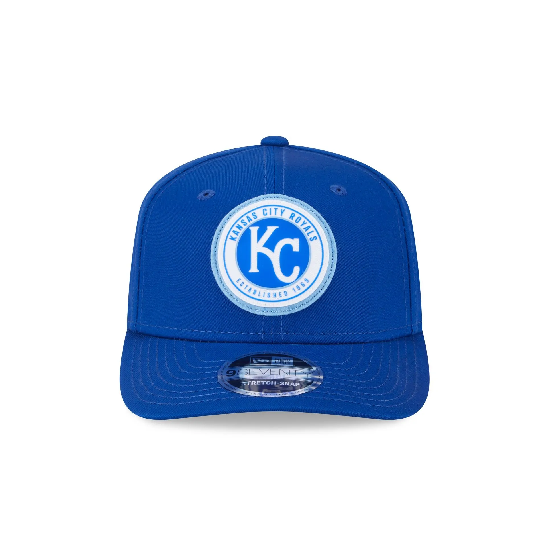 Kansas City Royals Circle Patch 9SEVENTY Stretch-Snap Hat sold by New Era product image thumbnail 2