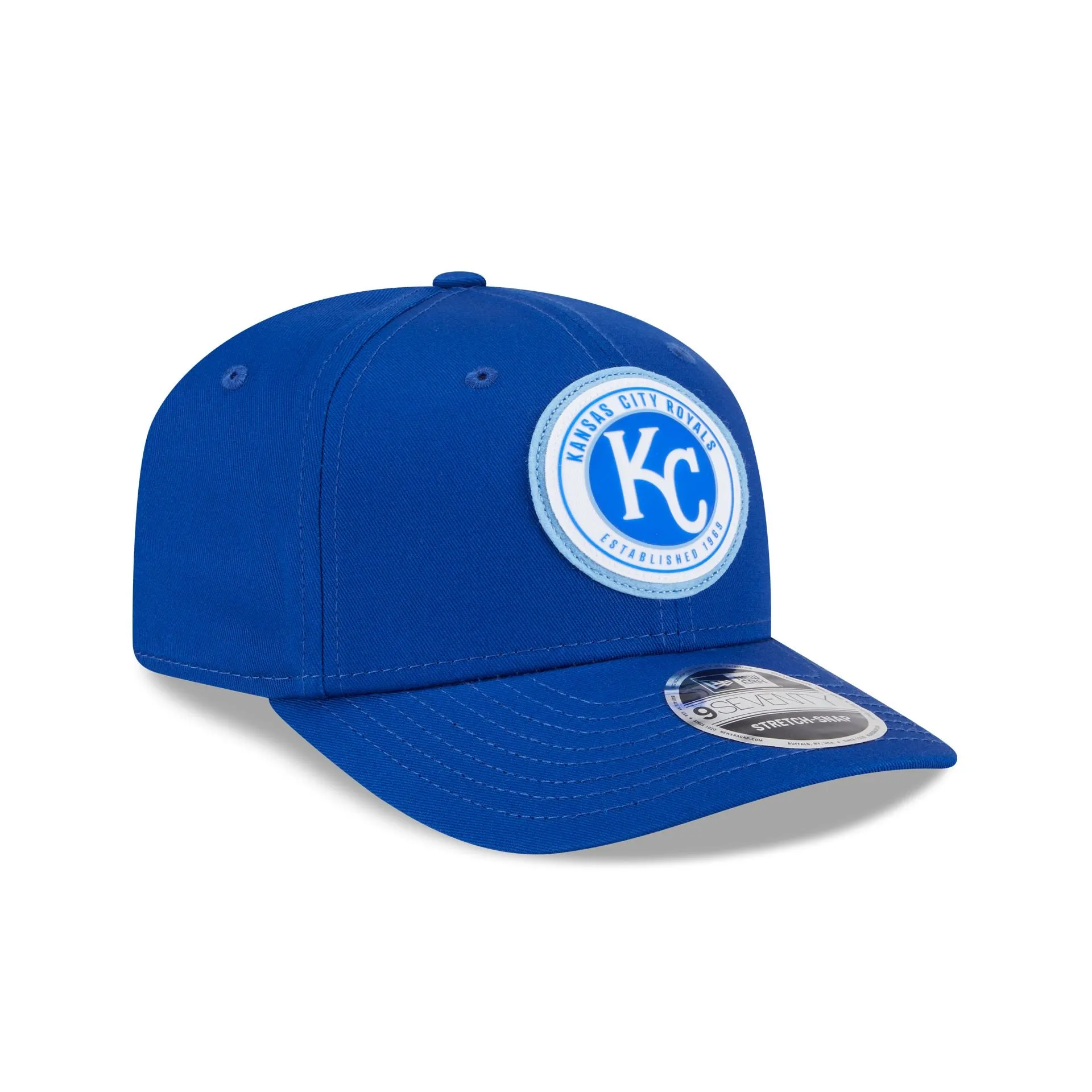 Kansas City Royals Circle Patch 9SEVENTY Stretch-Snap Hat sold by New Era product image thumbnail 3