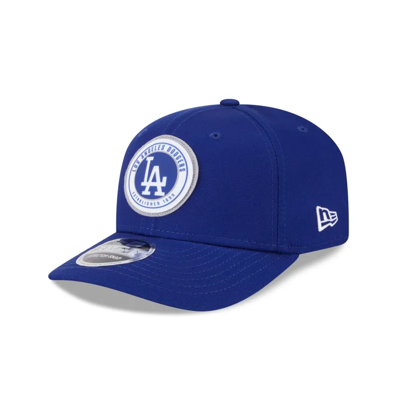 Los Angeles Dodgers Circle Patch 9SEVENTY Stretch-Snap Hat sold by New Era