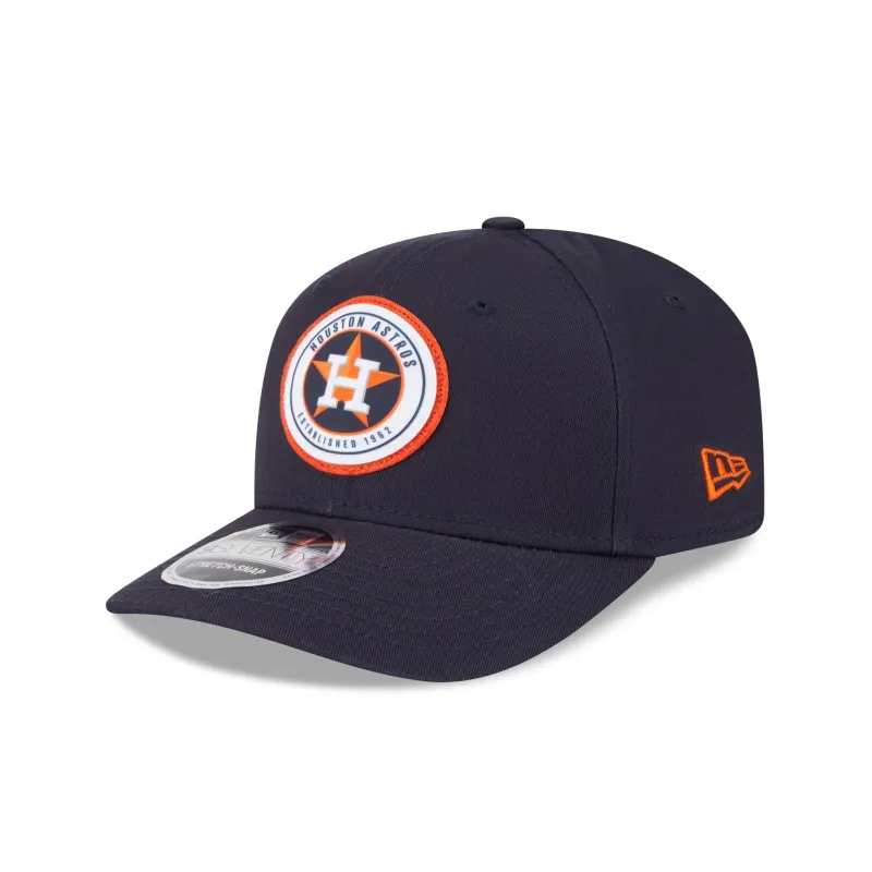 Houston Astros Circle Patch 9SEVENTY Stretch-Snap Hat sold by New Era