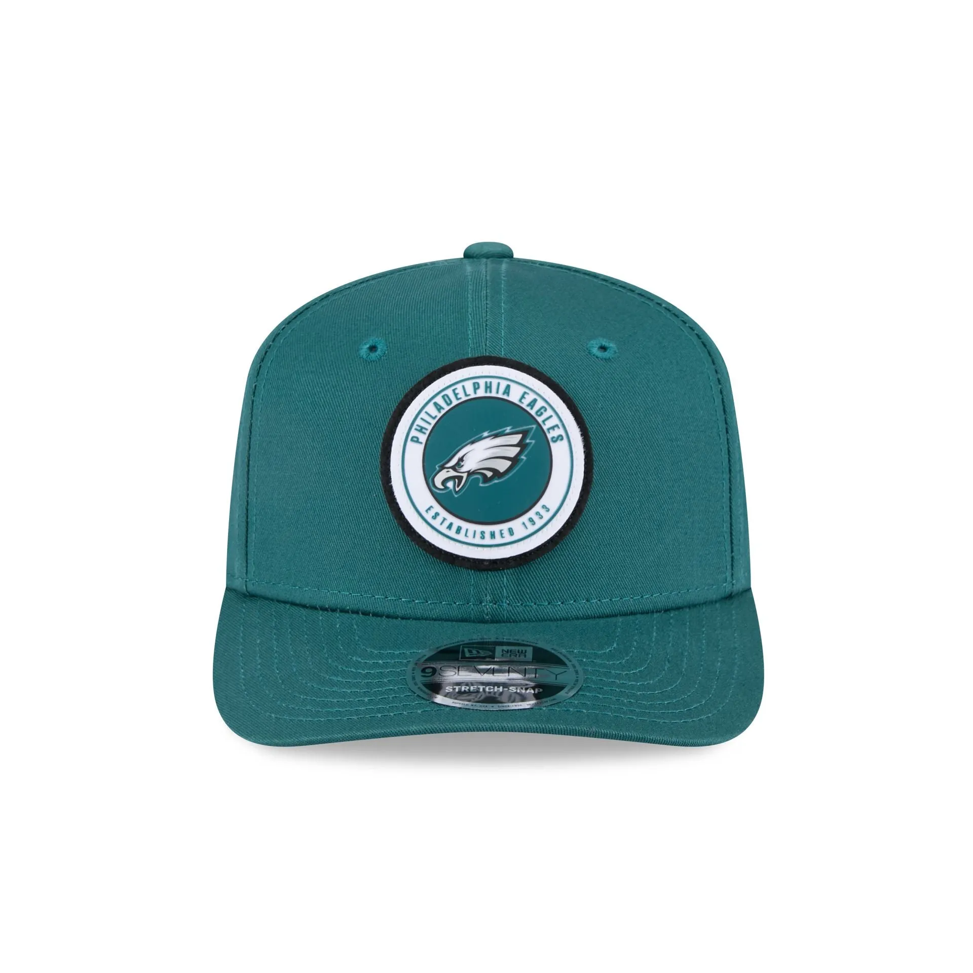 Philadelphia Eagles Circle Patch 9SEVENTY Stretch-Snap Hat sold by New Era product image thumbnail 2