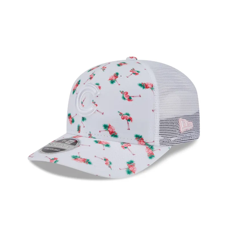 Chicago Cubs Pattern 9SEVENTY Trucker Hat sold by New Era