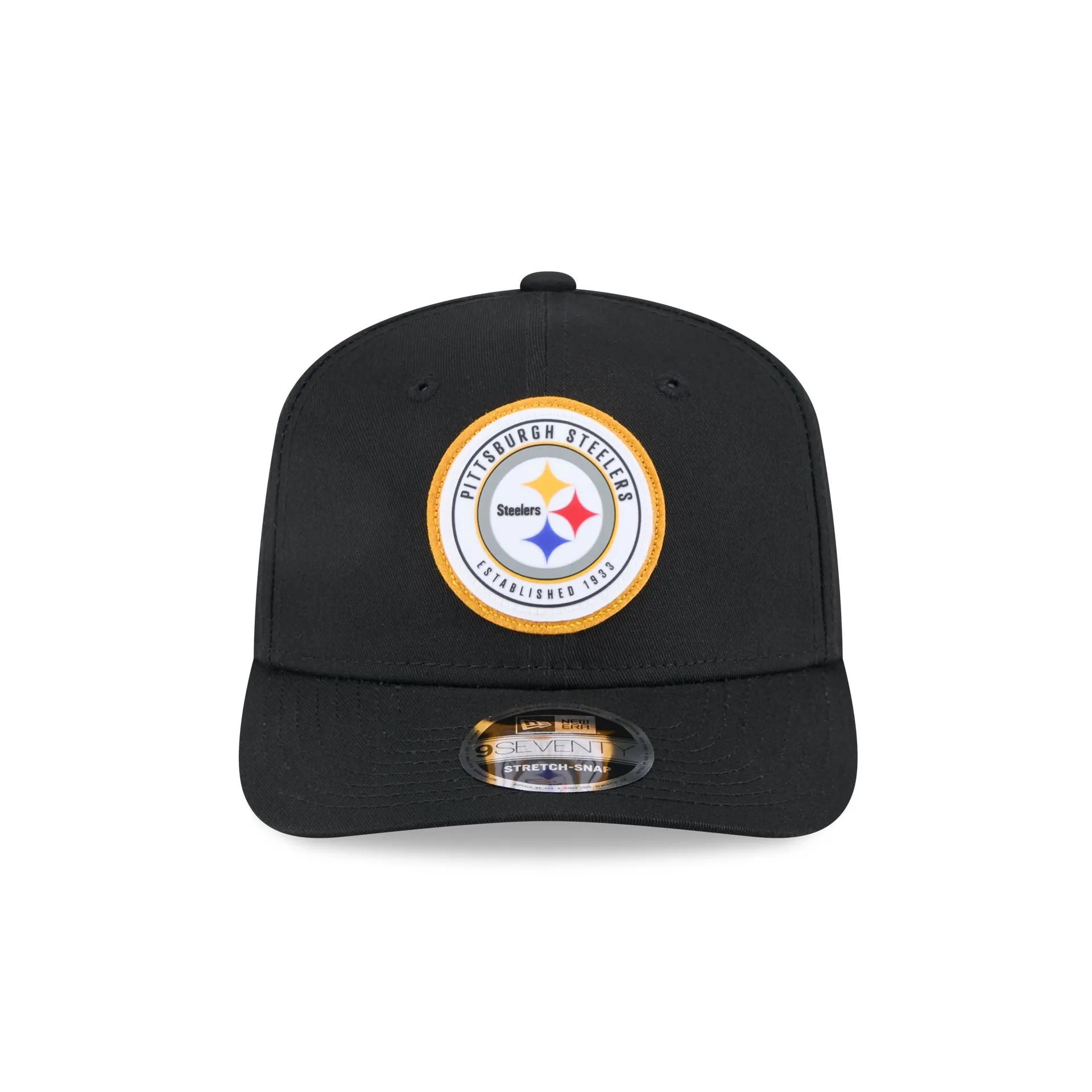 Pittsburgh Steelers Circle Patch 9SEVENTY Stretch-Snap Hat sold by New Era product image thumbnail 2