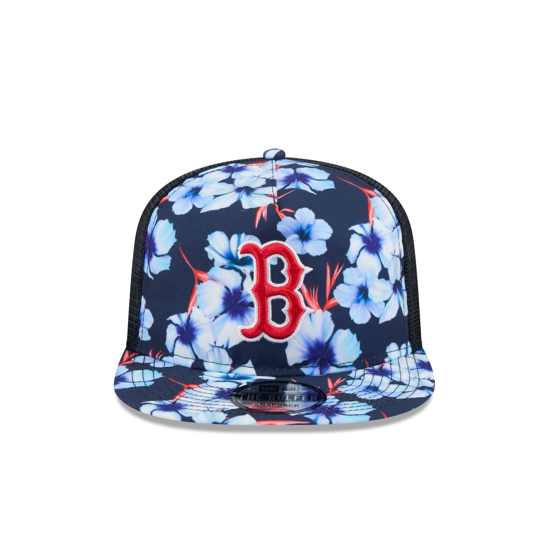 Boston Red Sox Pattern Golfer Trucker Hat sold by New Era product image thumbnail 2