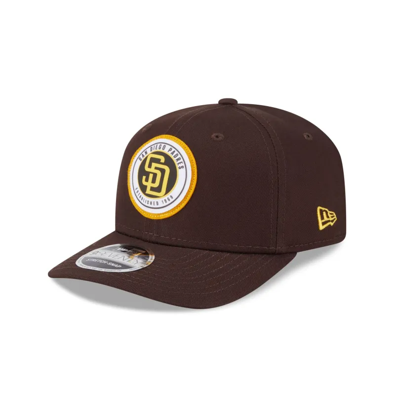 San Diego Padres Circle Patch 9SEVENTY Stretch-Snap Hat sold by New Era