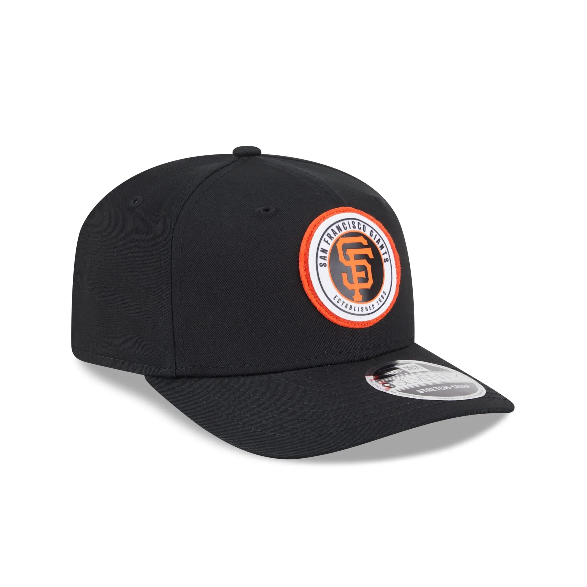 San Francisco Giants Circle Patch 9SEVENTY Stretch-Snap Hat sold by New Era product image thumbnail 3