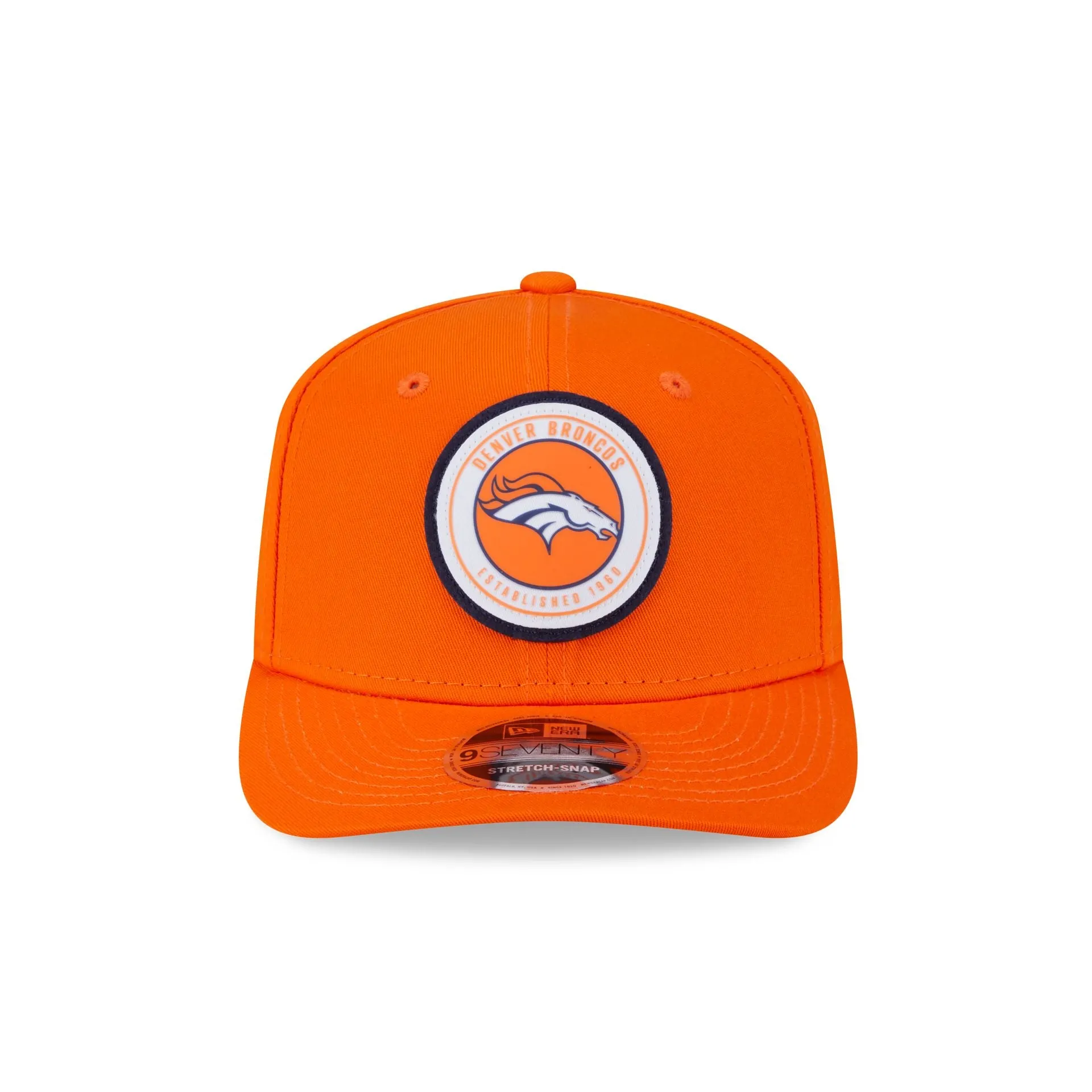 Denver Broncos Circle Patch 9SEVENTY Stretch-Snap Hat sold by New Era product image thumbnail 2