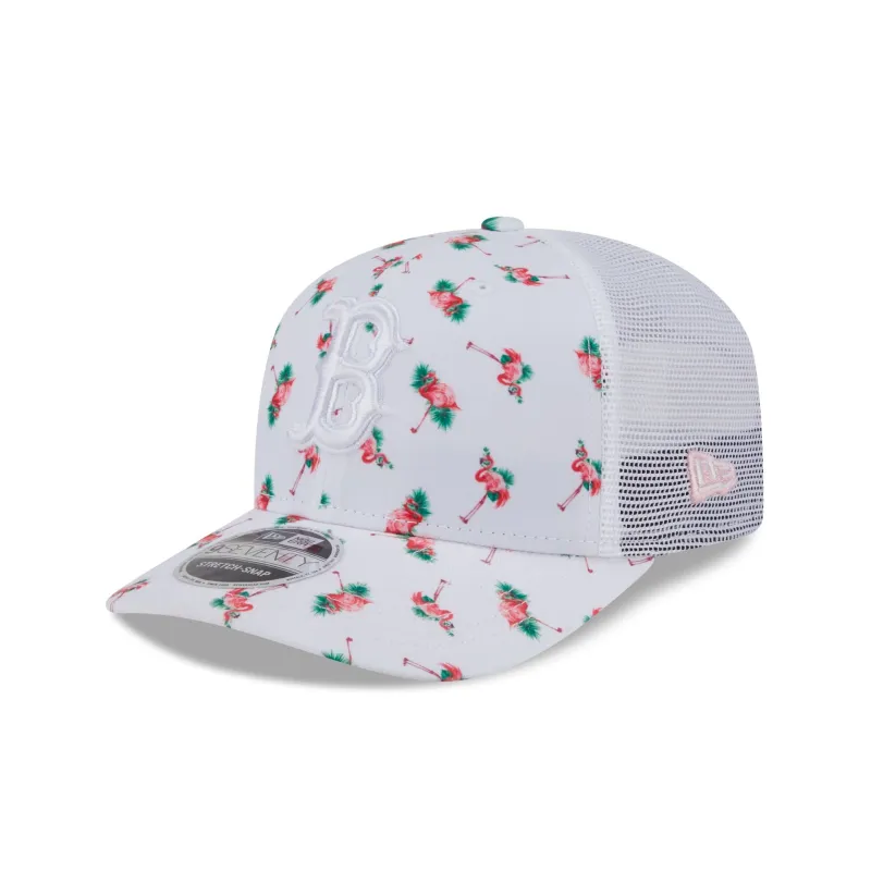Boston Red Sox Pattern 9SEVENTY Trucker Hat sold by New Era