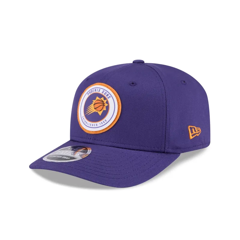 Phoenix Suns Circle Patch 9SEVENTY Stretch-Snap Hat sold by New Era