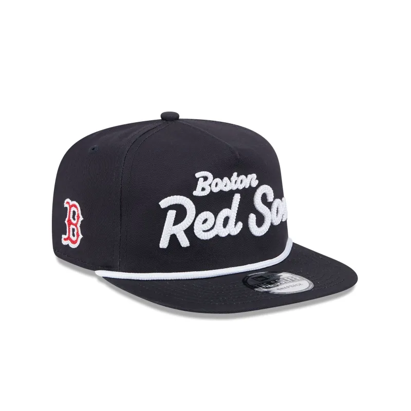 Boston Red Sox Team Text Golfer Hat sold by New Era