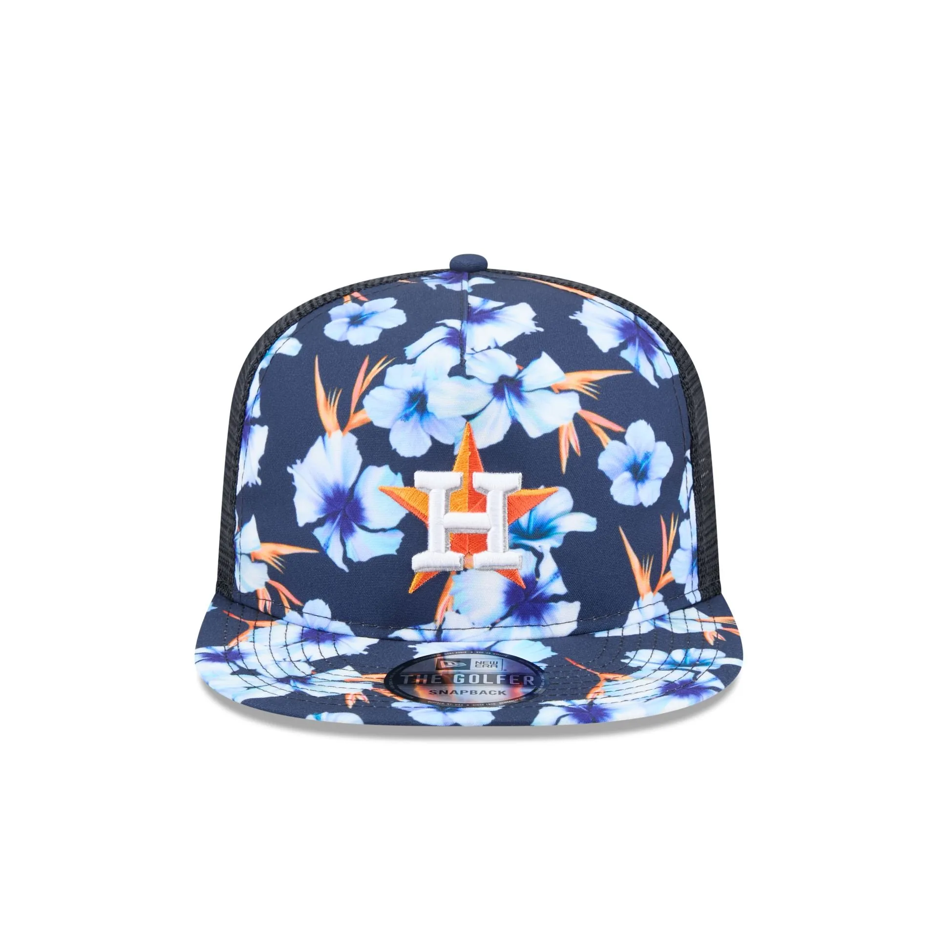 Houston Astros Pattern Golfer Trucker Hat sold by New Era product image thumbnail 2