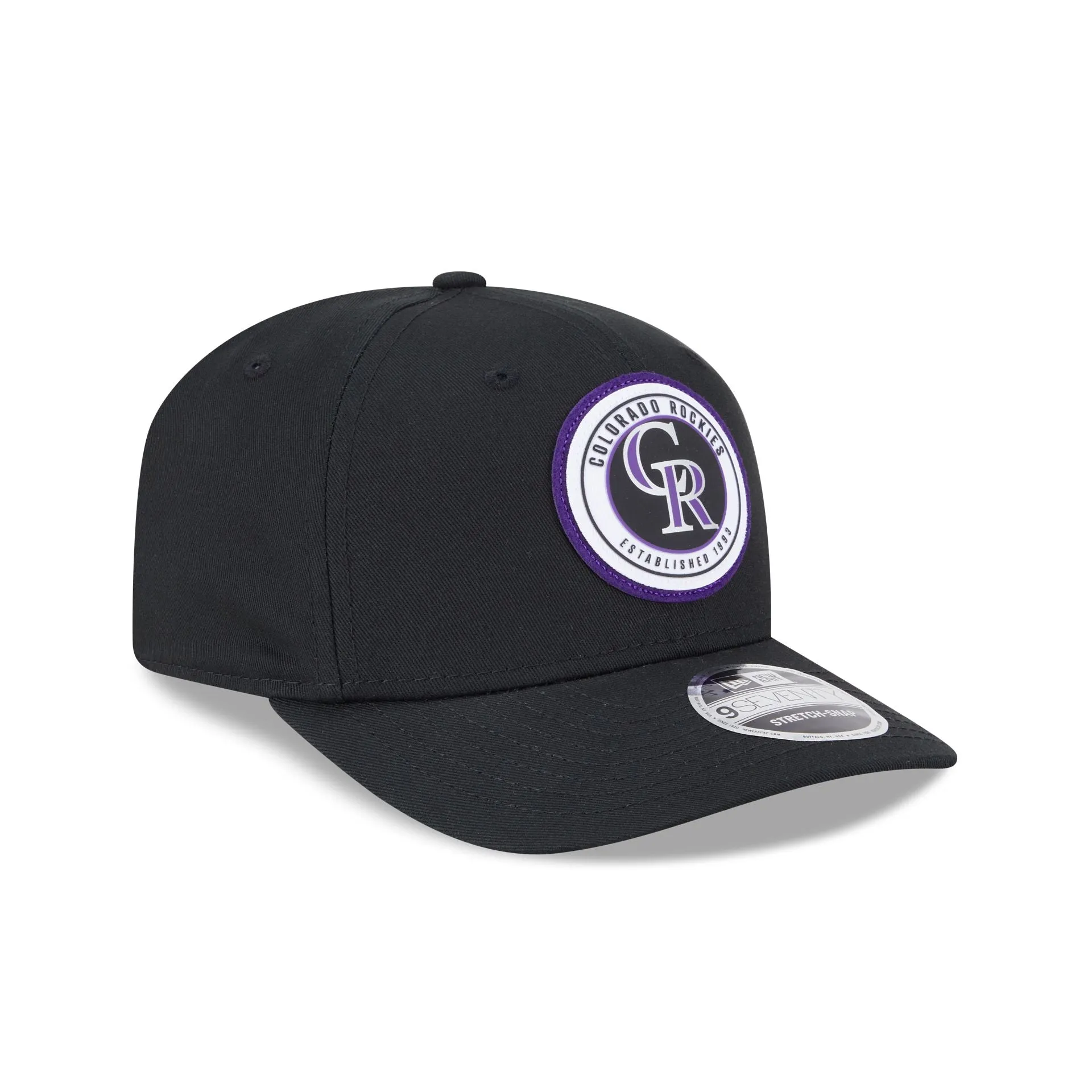 Colorado Rockies Circle Patch 9SEVENTY Stretch-Snap Hat sold by New Era product image thumbnail 3