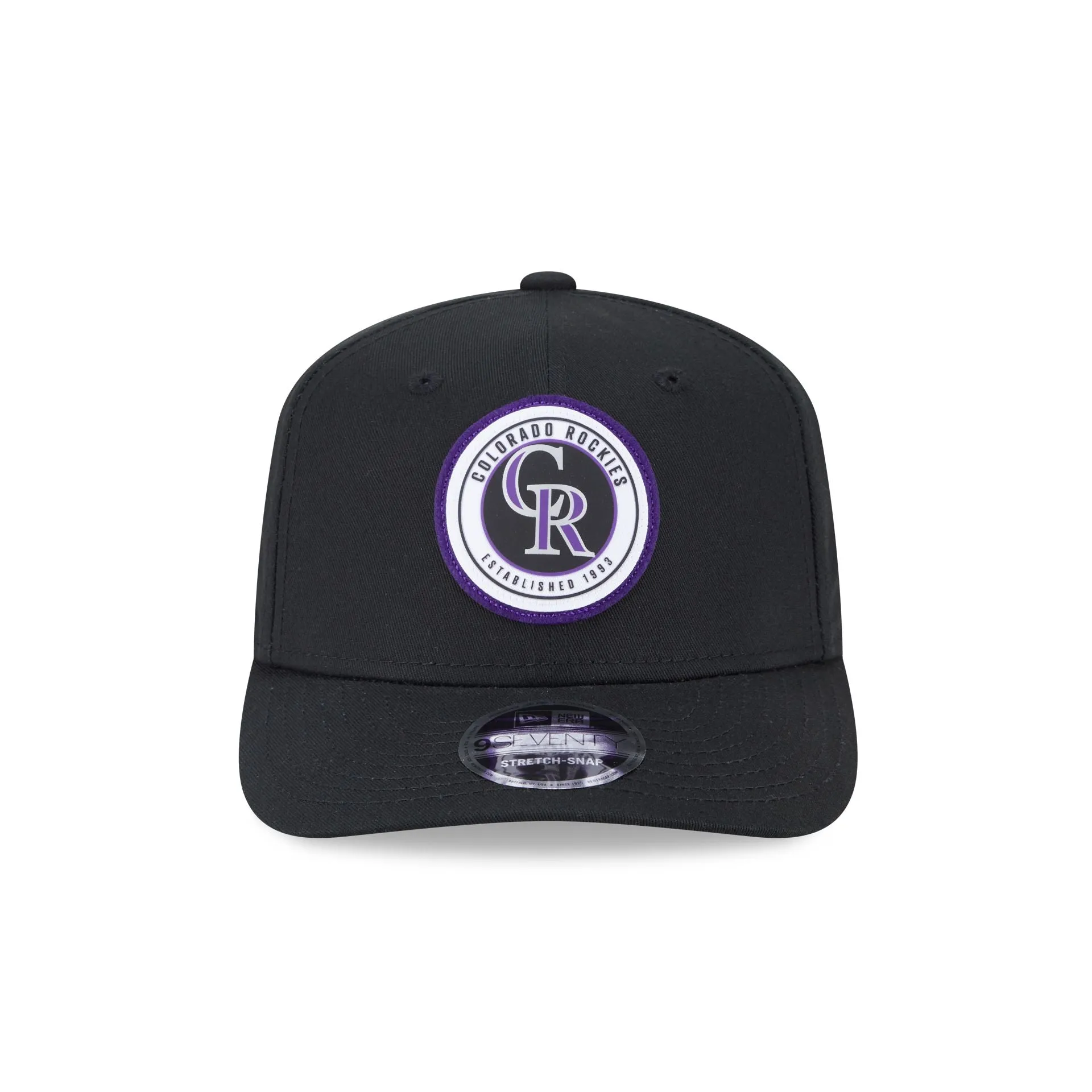Colorado Rockies Circle Patch 9SEVENTY Stretch-Snap Hat sold by New Era product image thumbnail 2