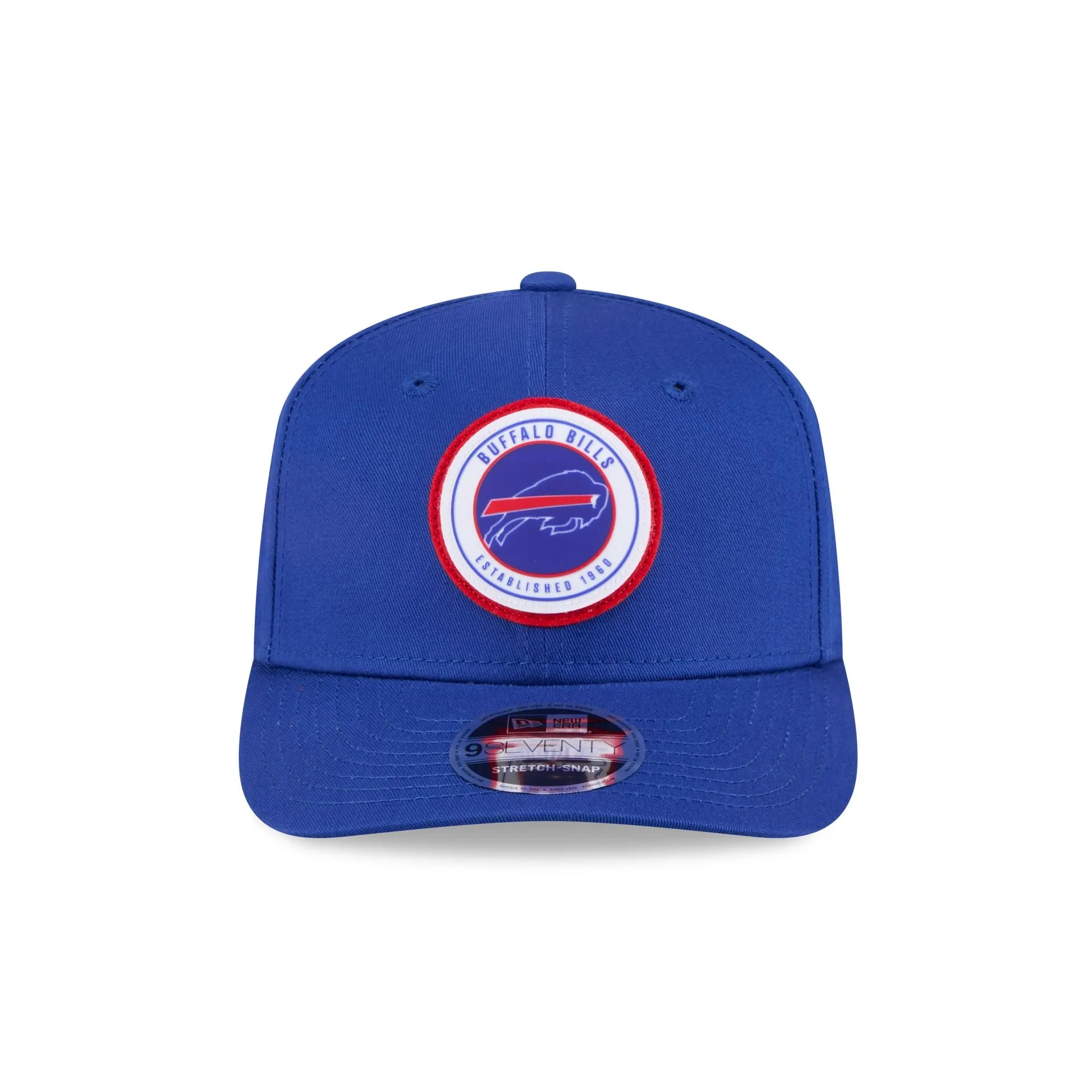 Buffalo Bills Circle Patch 9SEVENTY Stretch-Snap Hat sold by New Era product image thumbnail 2