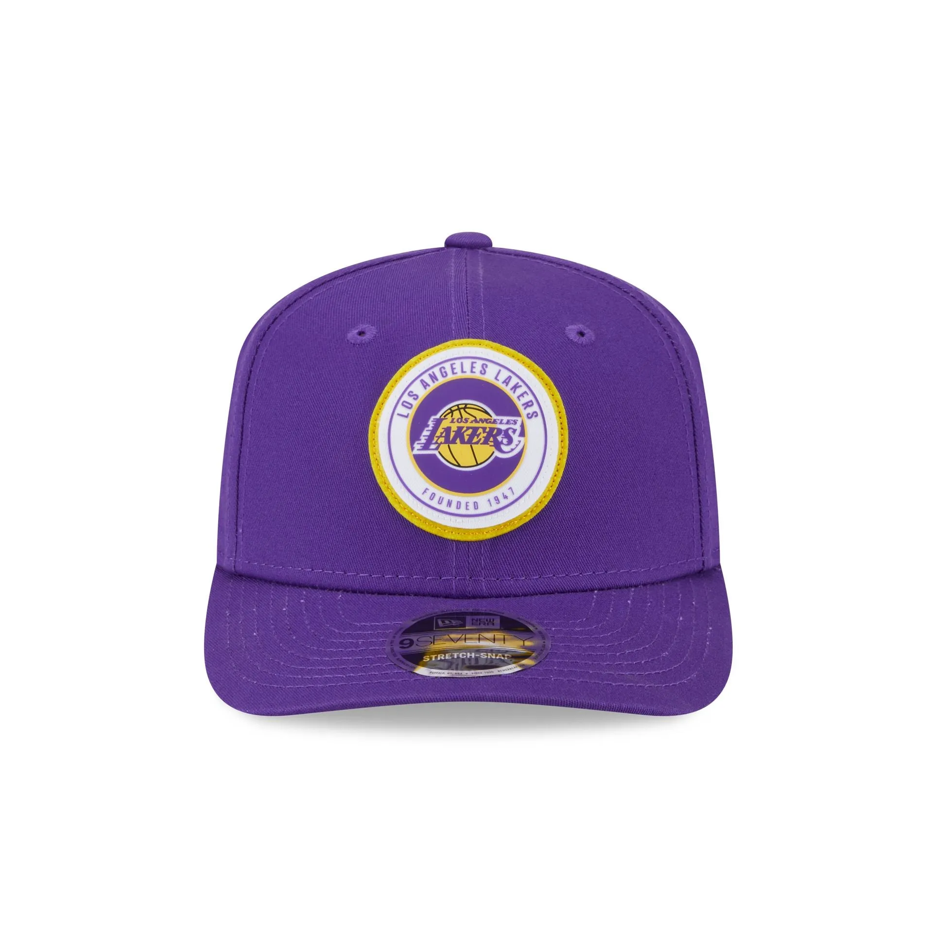 Los Angeles Lakers Circle Patch 9SEVENTY Stretch-Snap Hat sold by New Era product image thumbnail 2