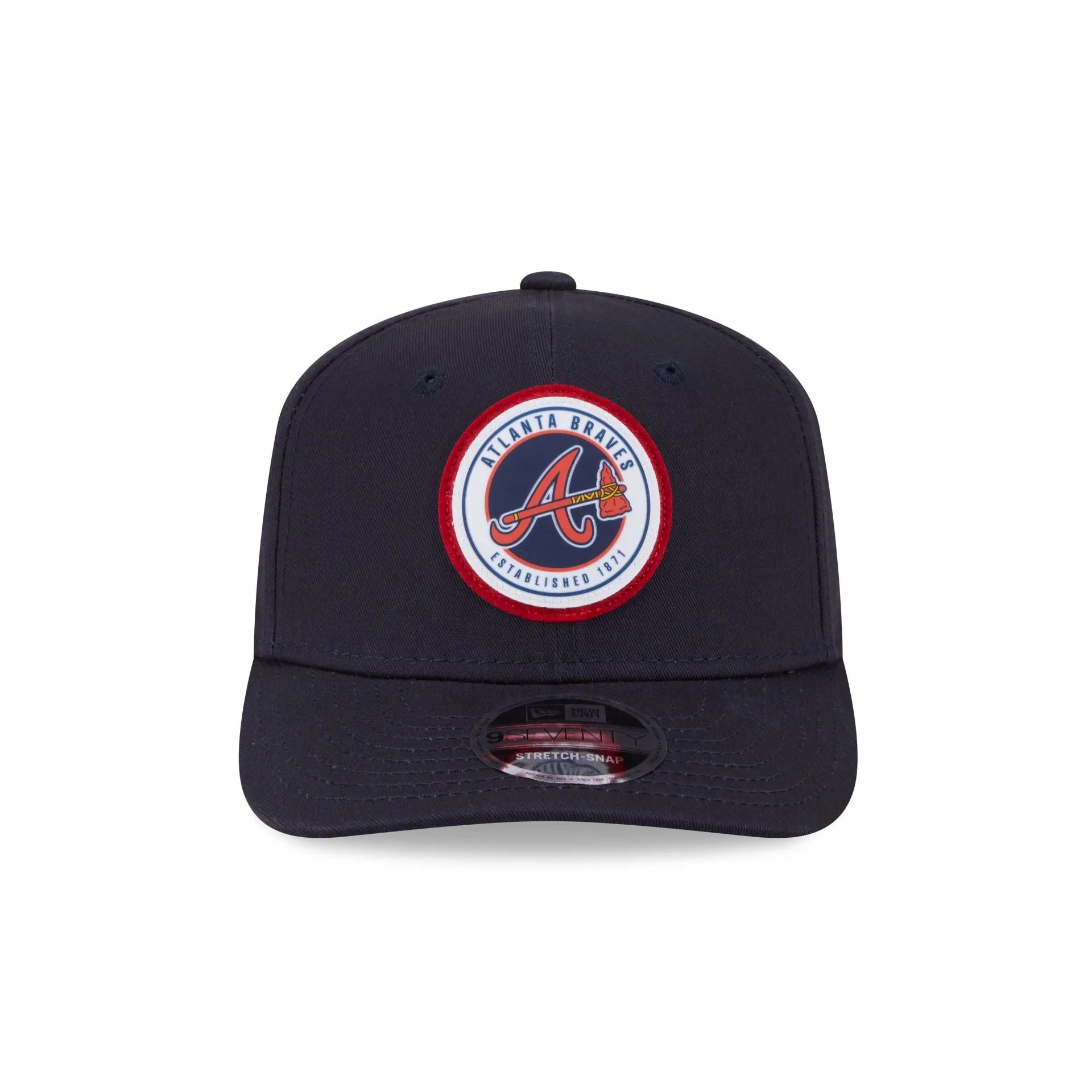 Atlanta Braves Circle Patch 9SEVENTY Stretch-Snap Hat sold by New Era product image thumbnail 2