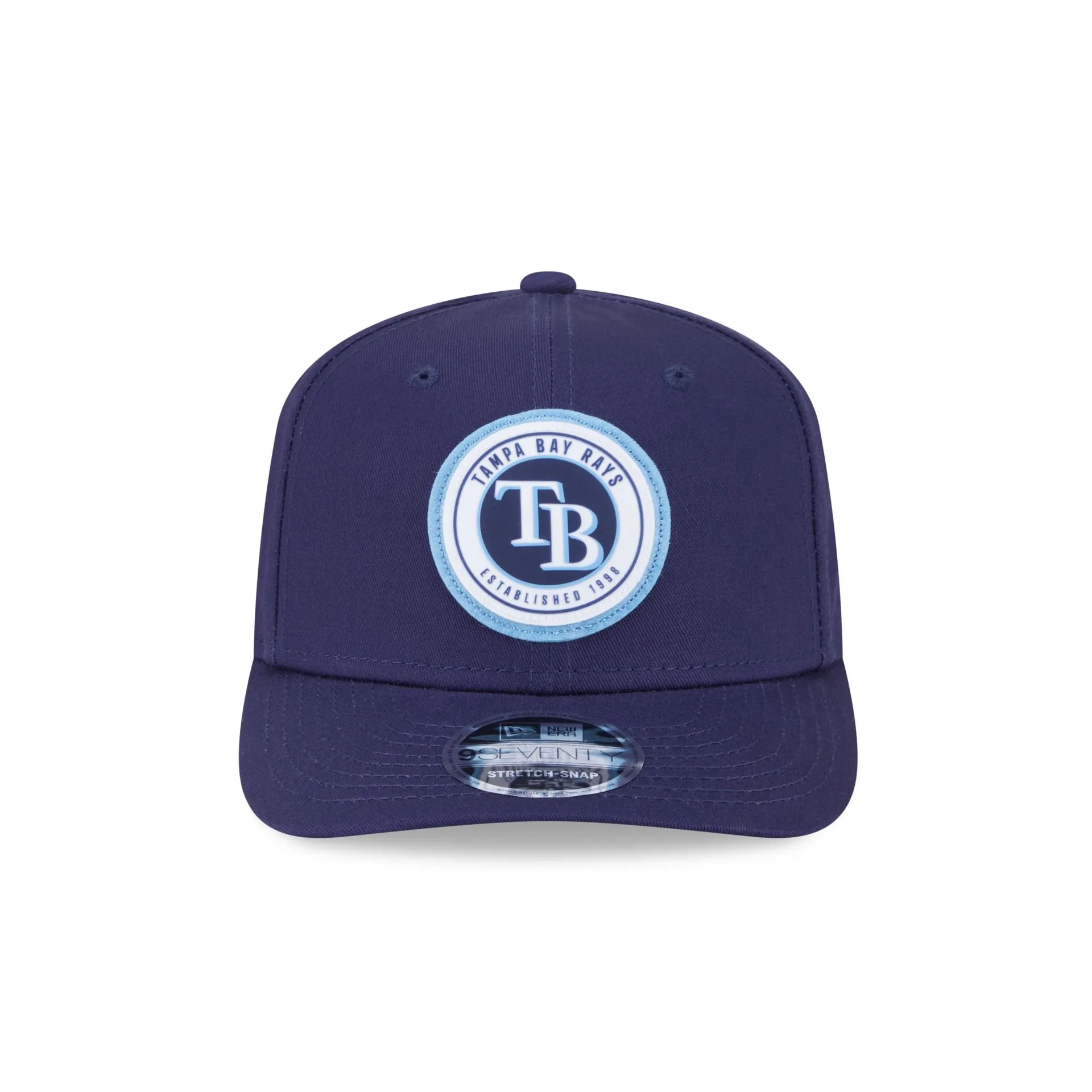 Tampa Bay Rays Circle Patch 9SEVENTY Stretch-Snap Hat sold by New Era product image thumbnail 2