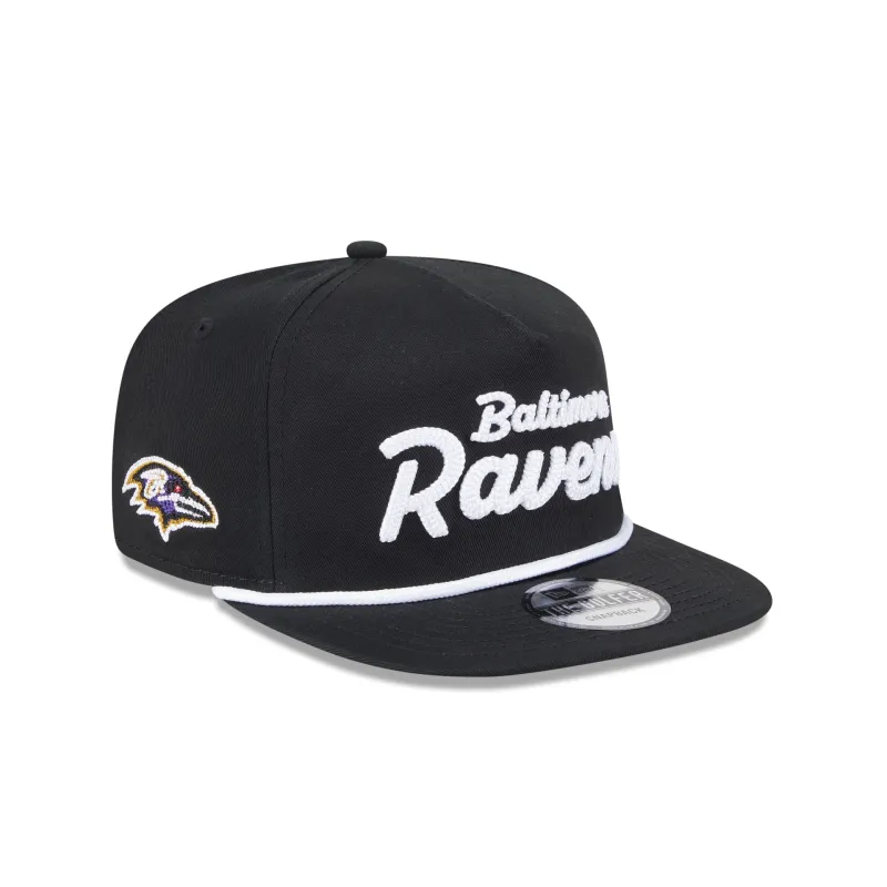 Baltimore Ravens Team Text Golfer Hat sold by New Era