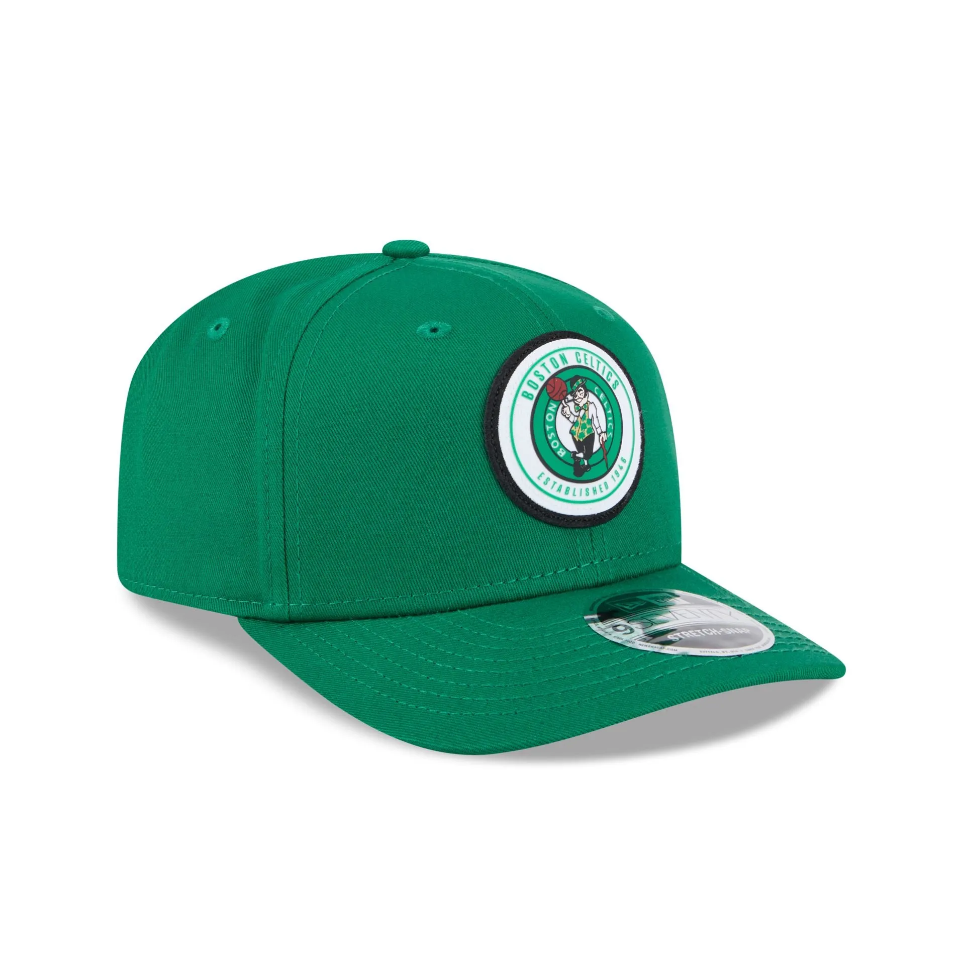 Boston Celtics Circle Patch 9SEVENTY Stretch-Snap Hat sold by New Era product image thumbnail 3