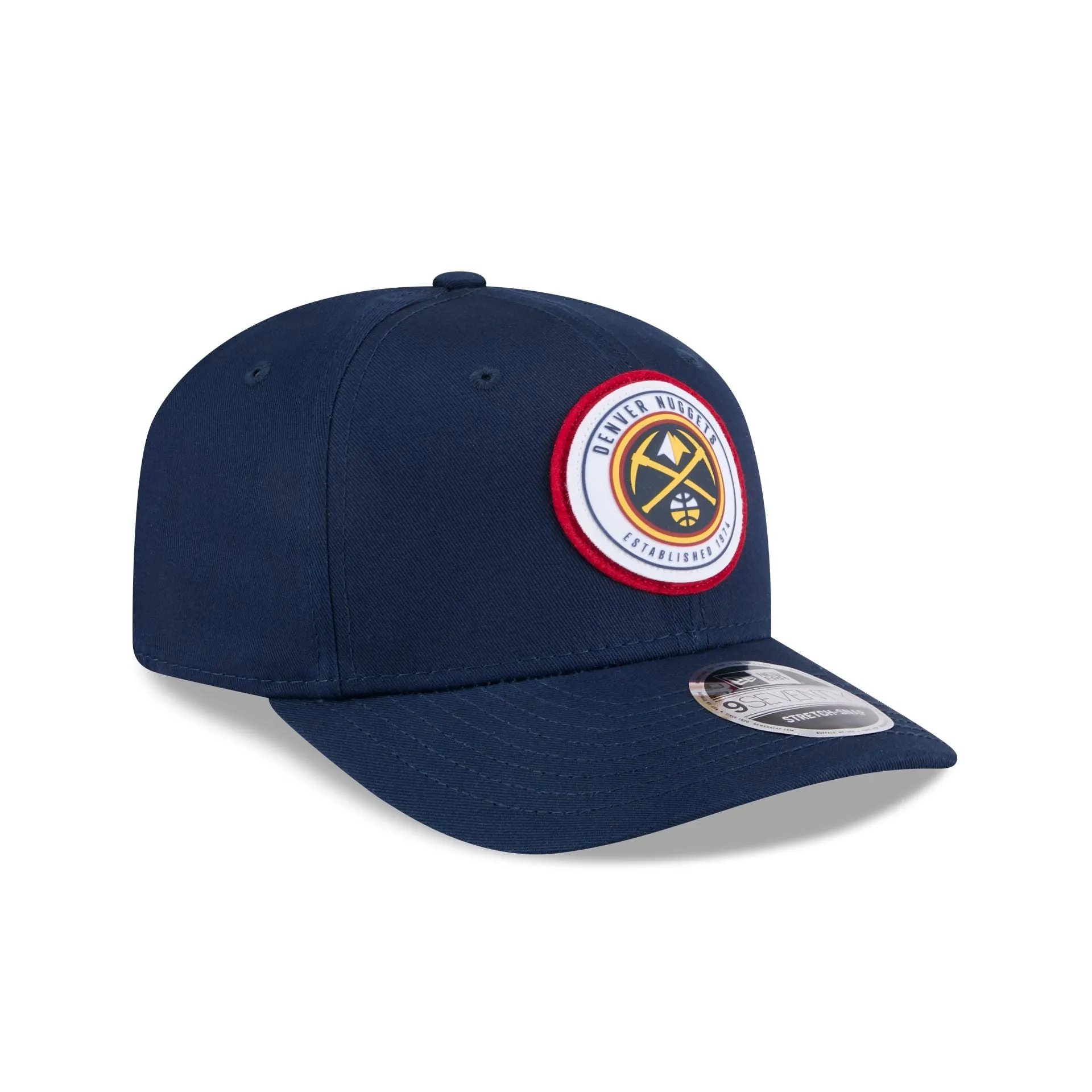 Denver Nuggets Circle Patch 9SEVENTY Stretch-Snap Hat sold by New Era product image thumbnail 3