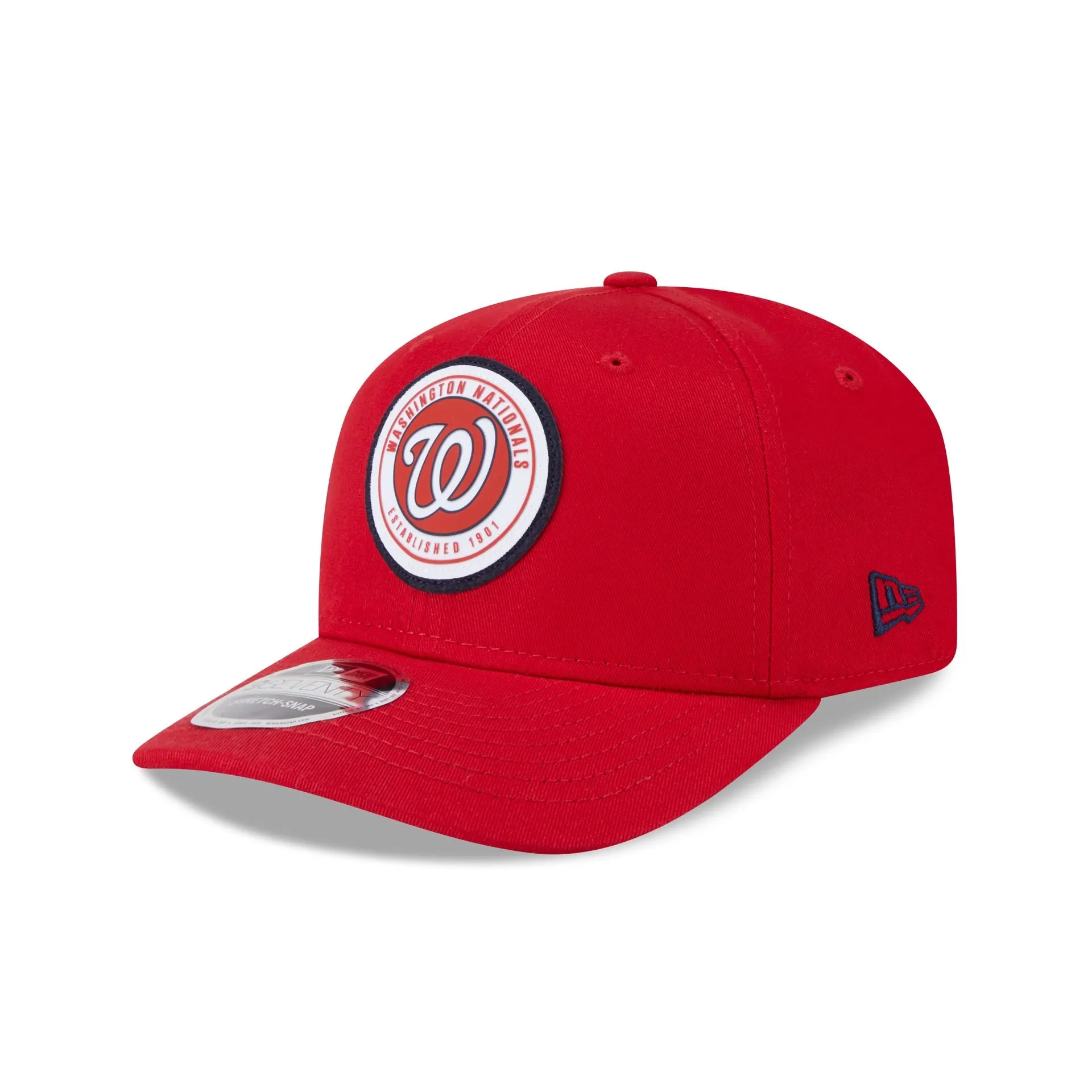 Washington Nationals Circle Patch 9SEVENTY Stretch-Snap Hat sold by New Era