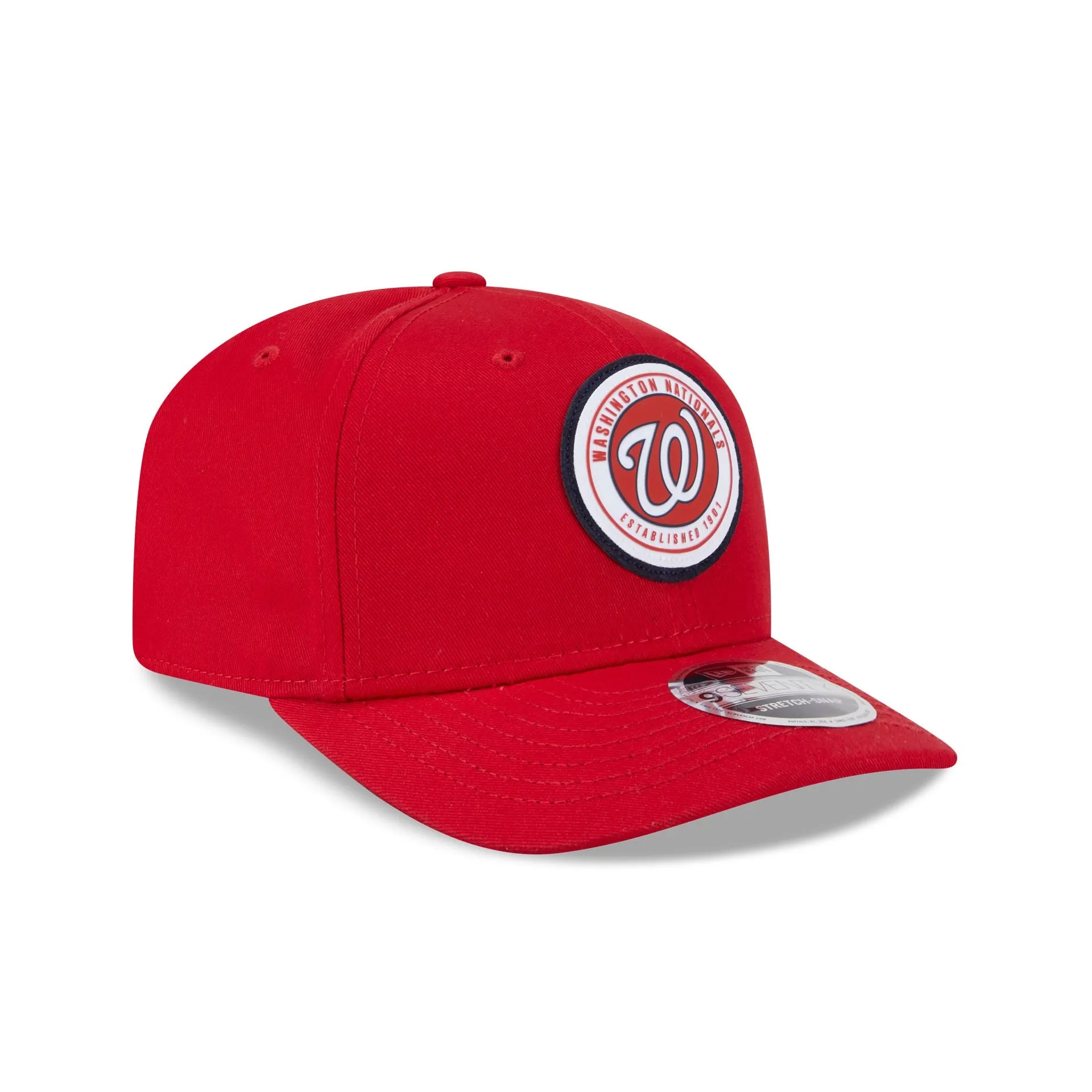 Washington Nationals Circle Patch 9SEVENTY Stretch-Snap Hat sold by New Era product image thumbnail 3