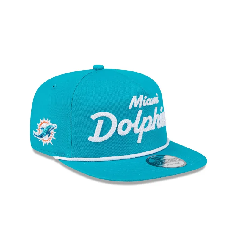 Miami Dolphins Team Text Golfer Hat sold by New Era