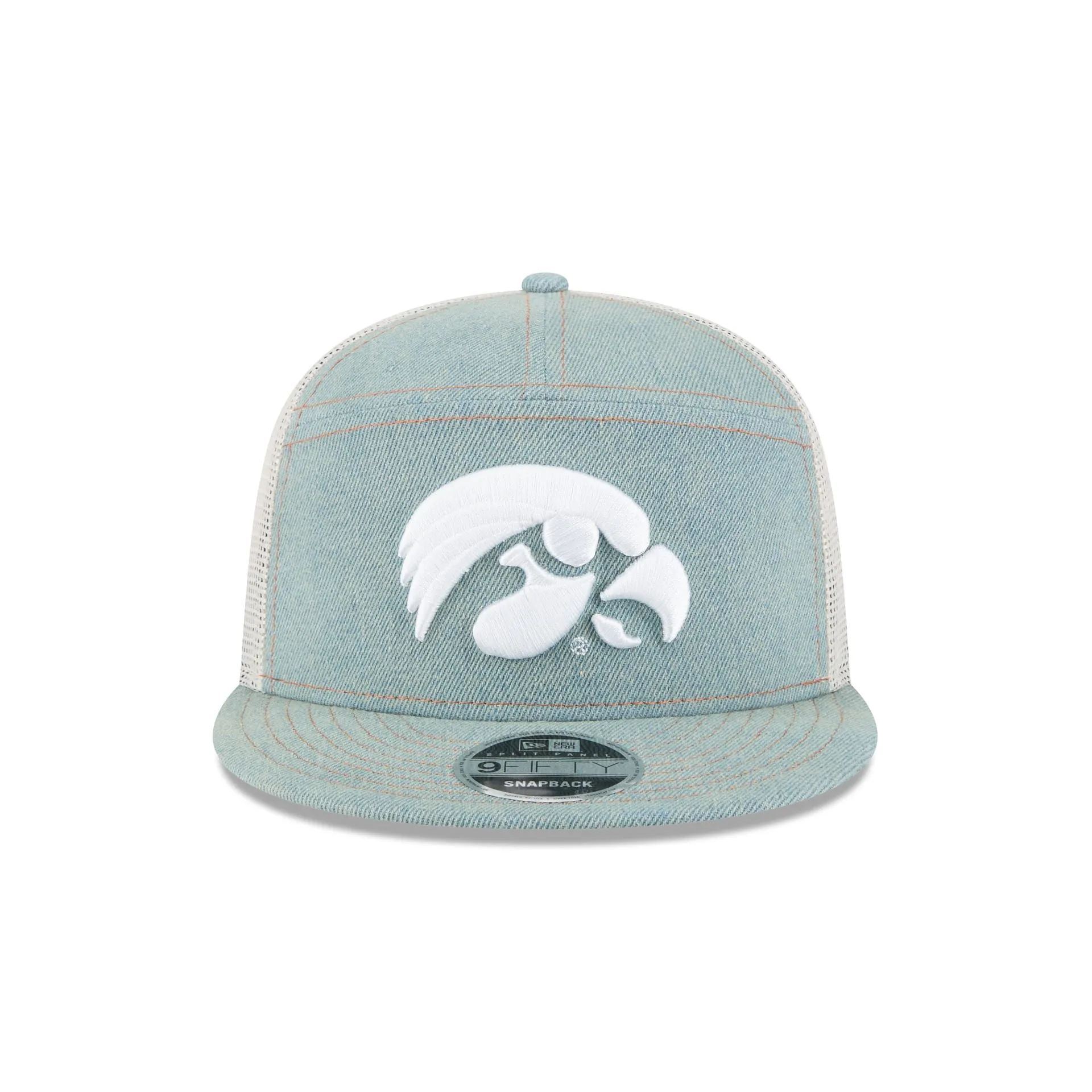 Iowa Hawkeyes Denim Split Panel 9FIFTY Trucker Hat sold by New Era product image thumbnail 2