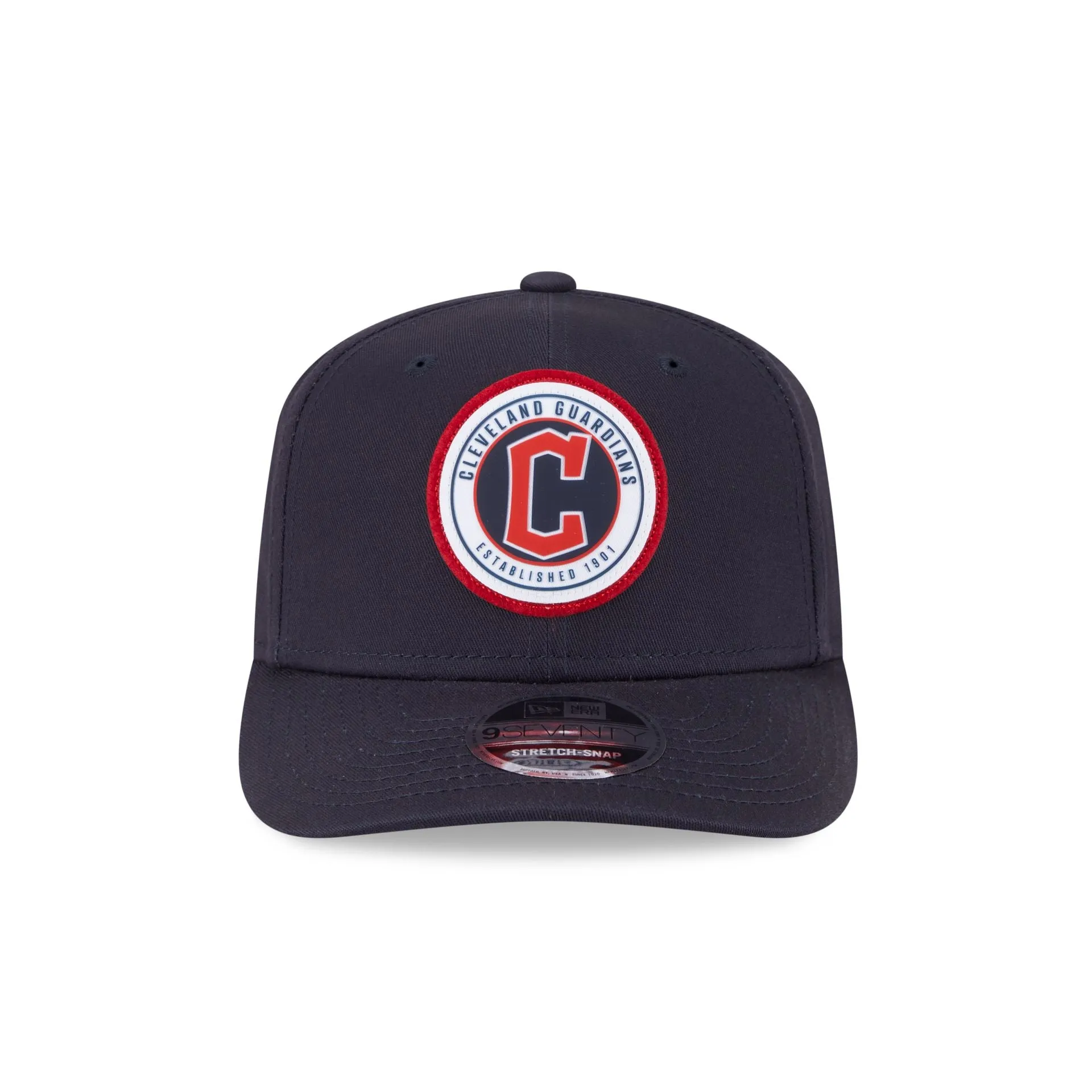 Cleveland Guardians Circle Patch 9SEVENTY Stretch-Snap Hat sold by New Era product image thumbnail 2