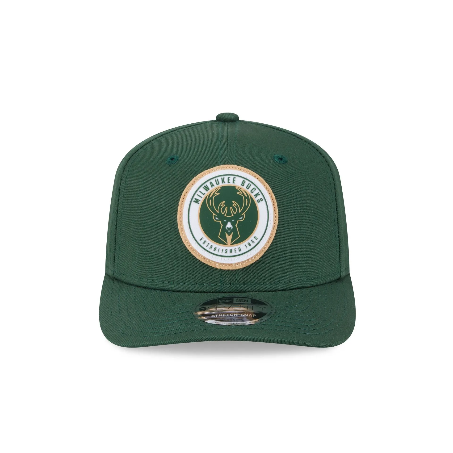 Milwaukee Bucks Circle Patch 9SEVENTY Stretch-Snap Hat sold by New Era product image thumbnail 2