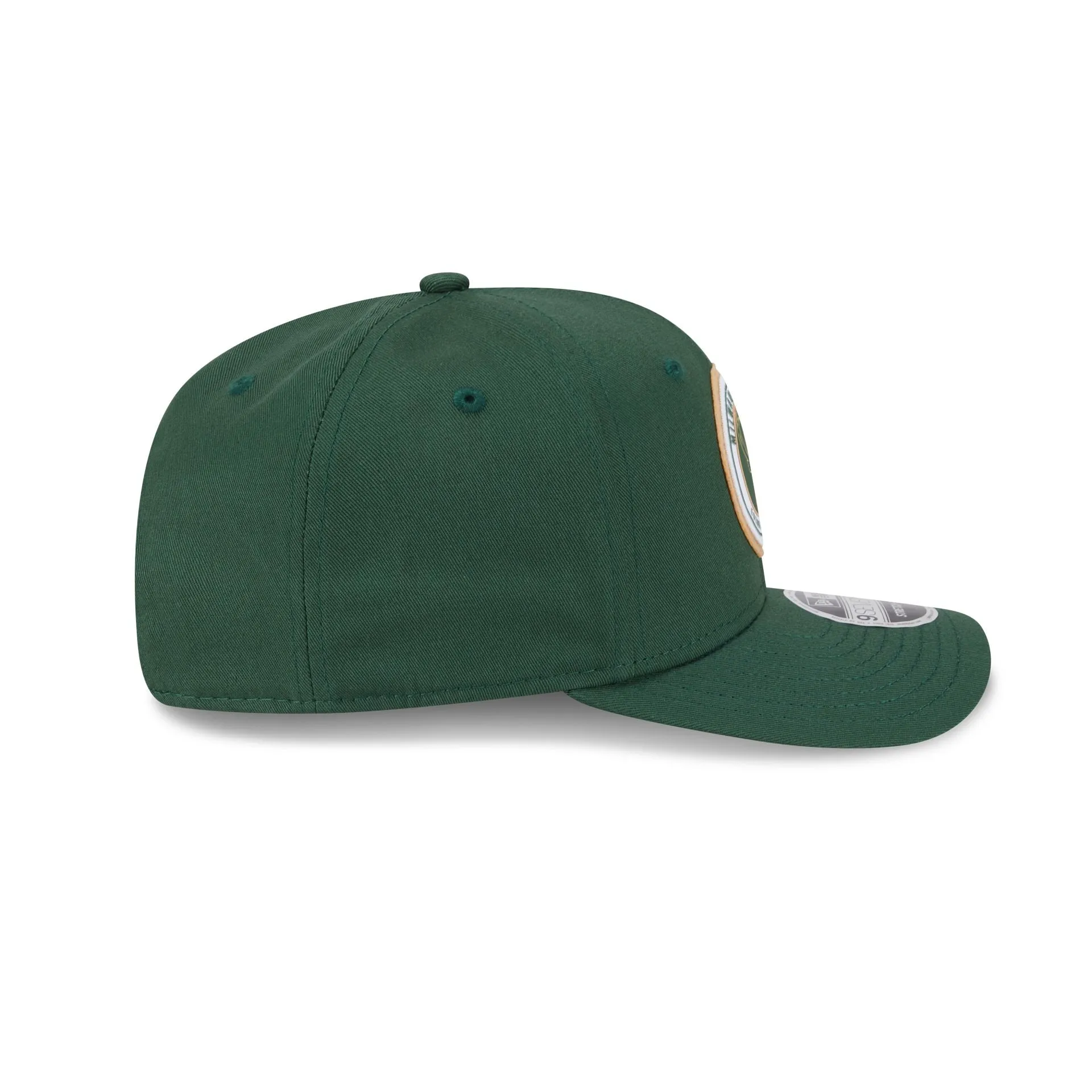 Milwaukee Bucks Circle Patch 9SEVENTY Stretch-Snap Hat sold by New Era product image thumbnail 5