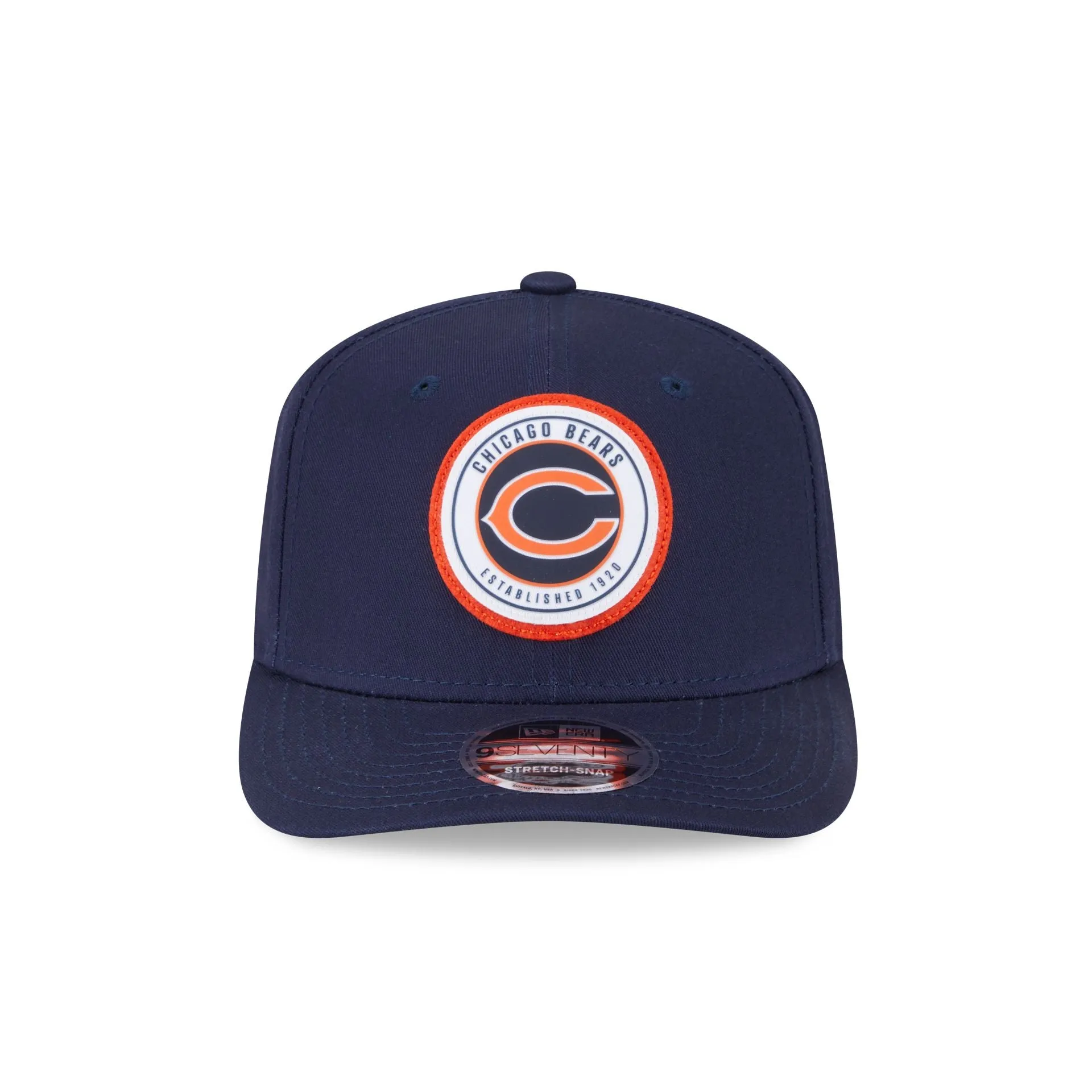 Chicago Bears Circle Patch 9SEVENTY Stretch-Snap Hat sold by New Era product image thumbnail 2