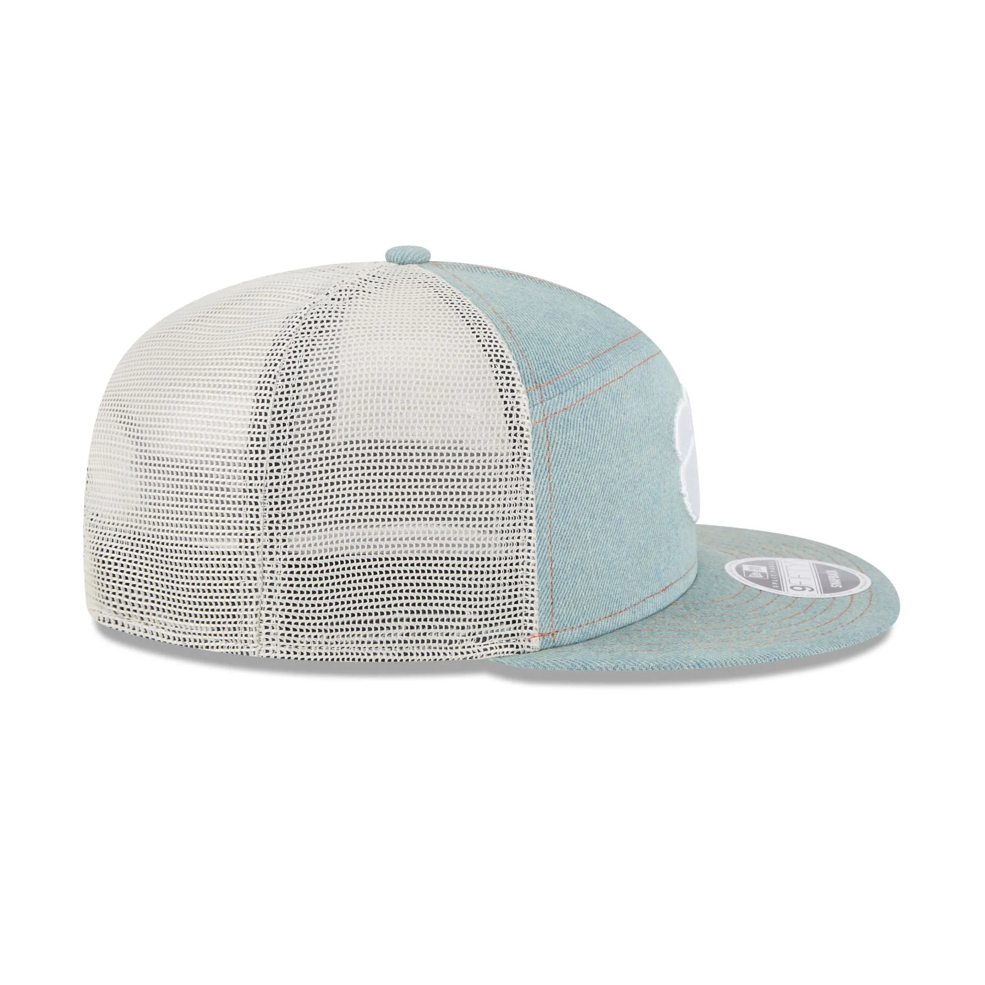 Clemson Tigers Denim Split Panel 9FIFTY Trucker Hat sold by New Era product image thumbnail 5